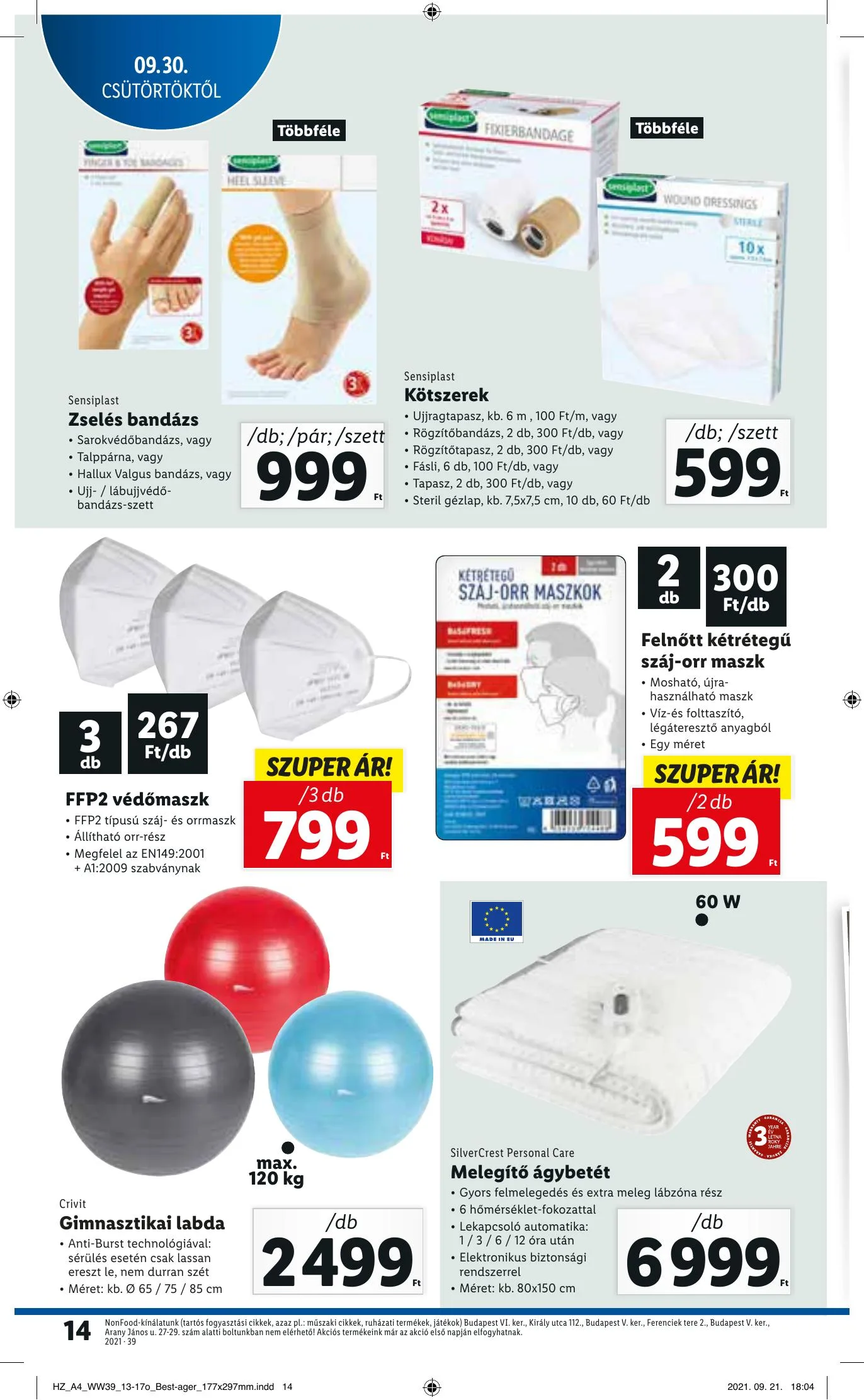 Lidl akciós újság 09.30–10.06 – 14. oldal