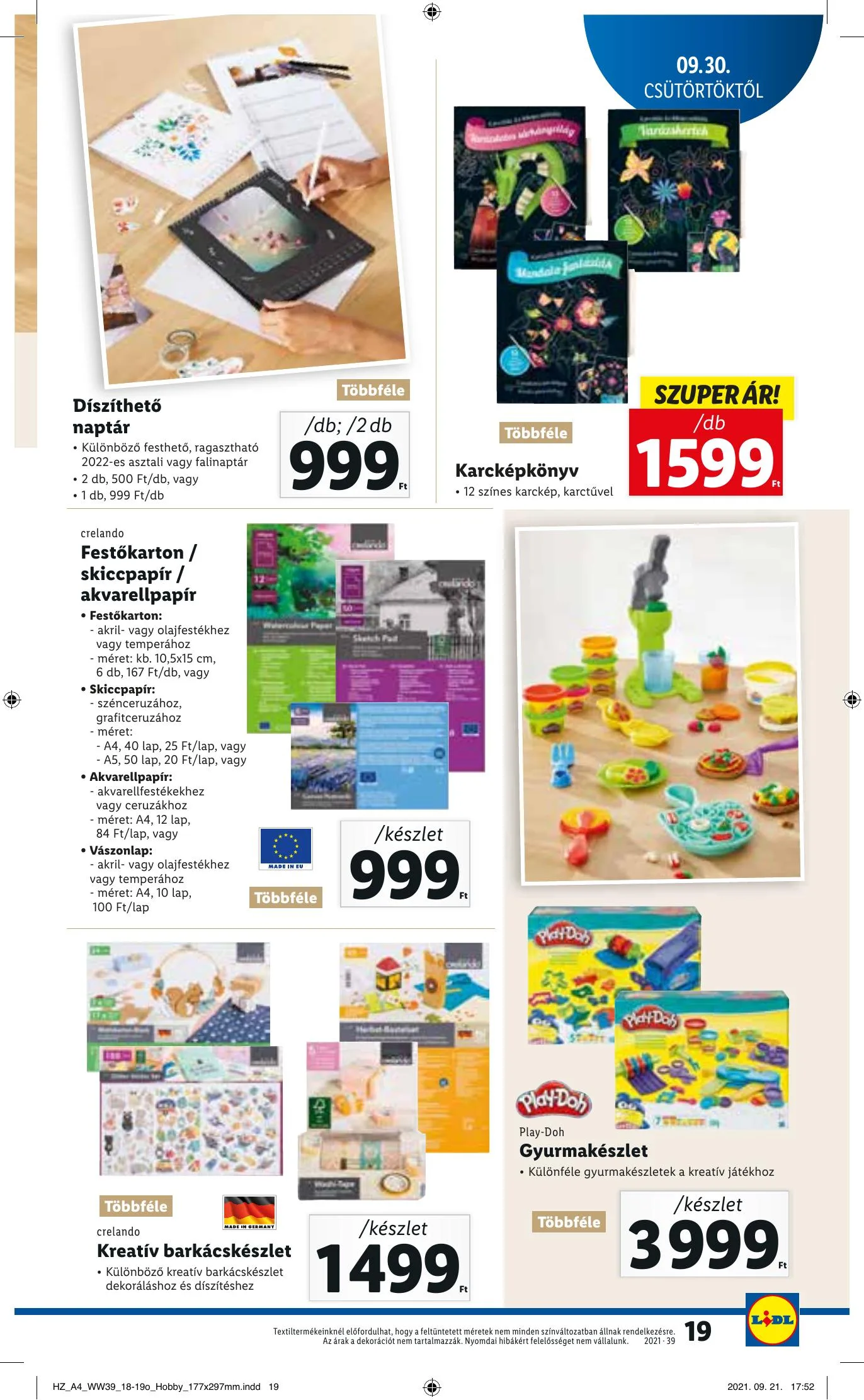 Lidl akciós újság 09.30–10.06 – 19. oldal