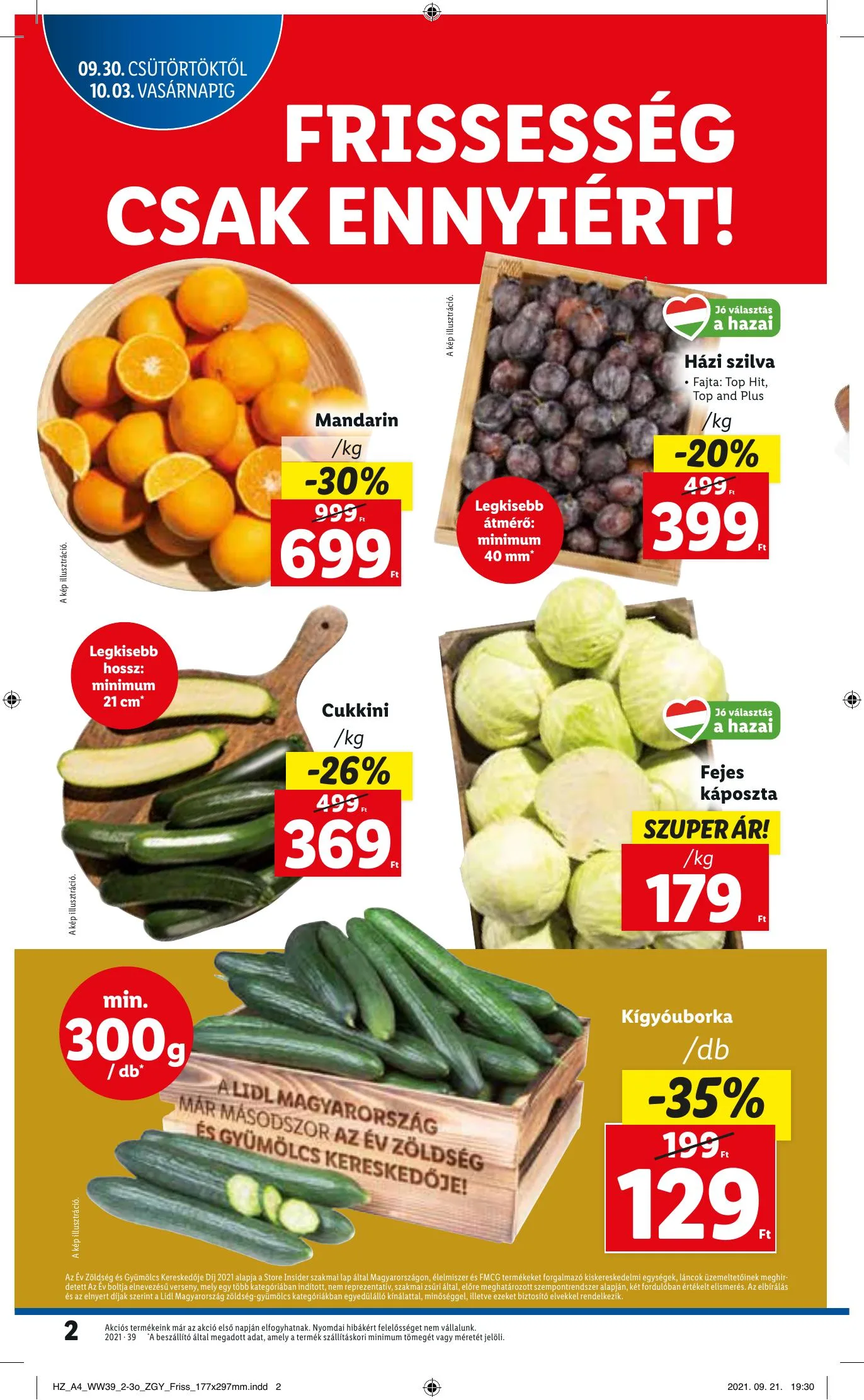 Lidl akciós újság 09.30–10.06 – 2. oldal