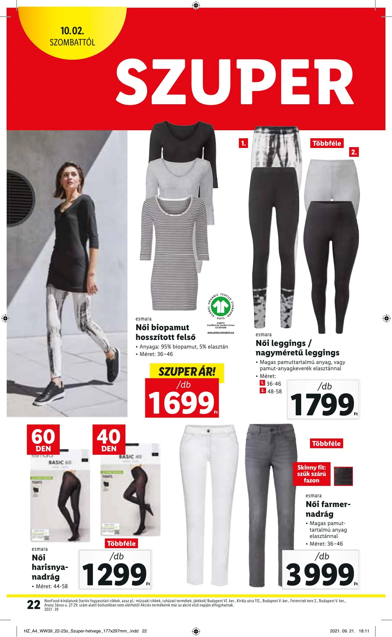 Lidl akciós újság 09.30–10.06 – 22. oldal