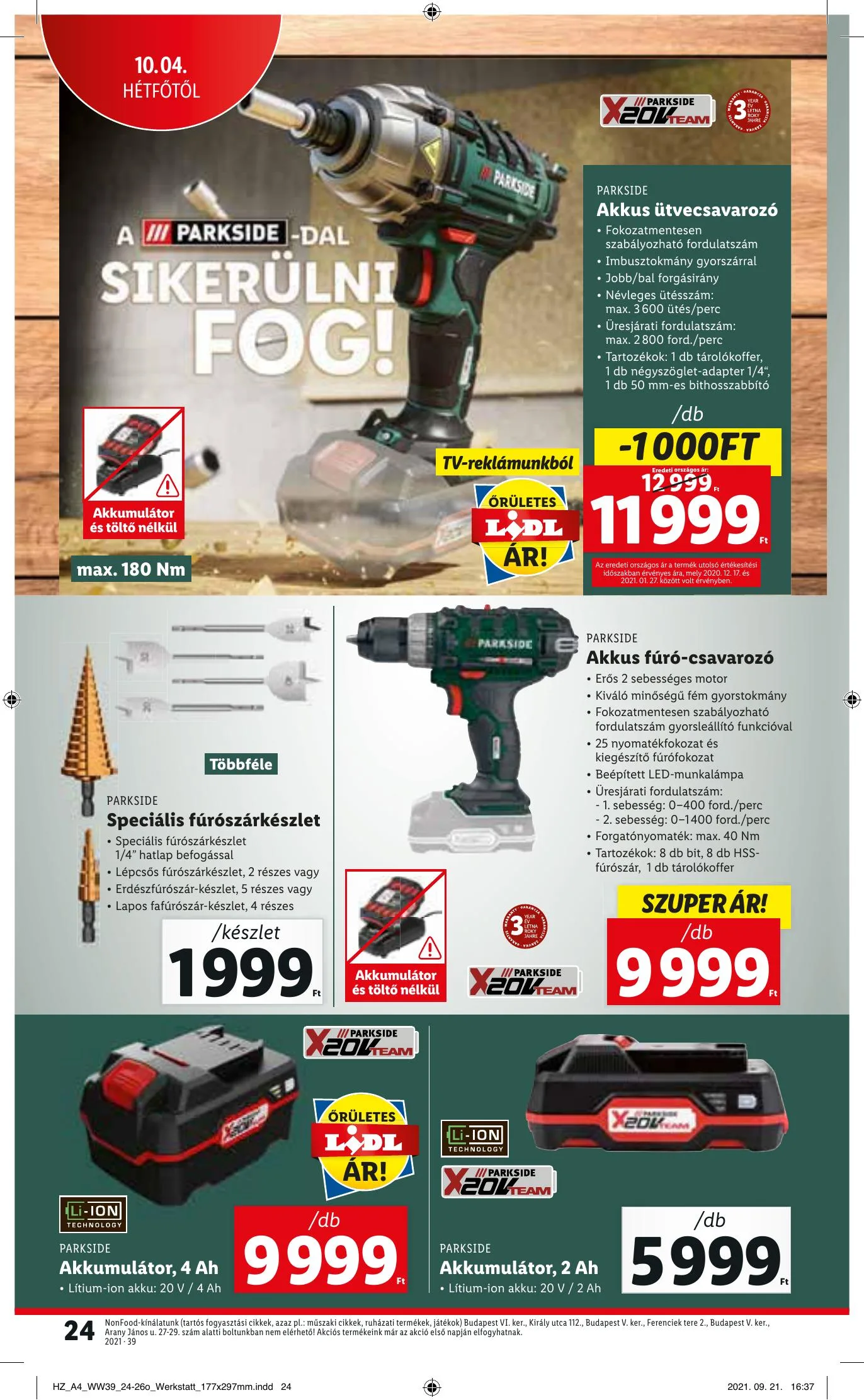 Lidl akciós újság 09.30–10.06 – 24. oldal