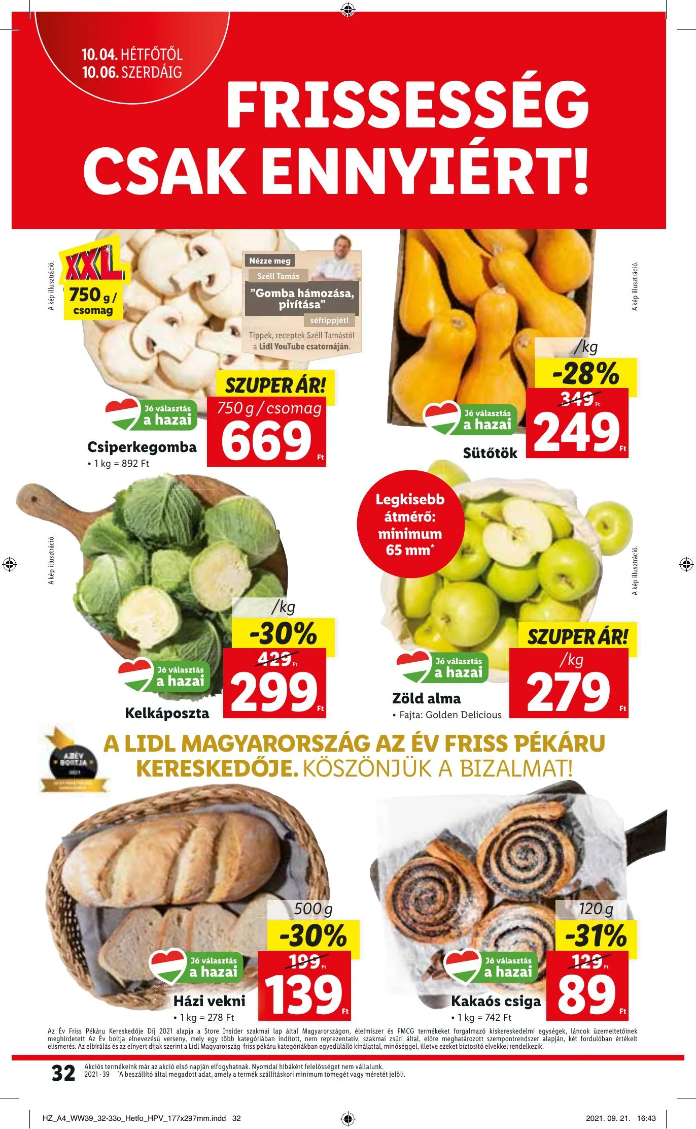 Lidl akciós újság 09.30–10.06 – 32. oldal