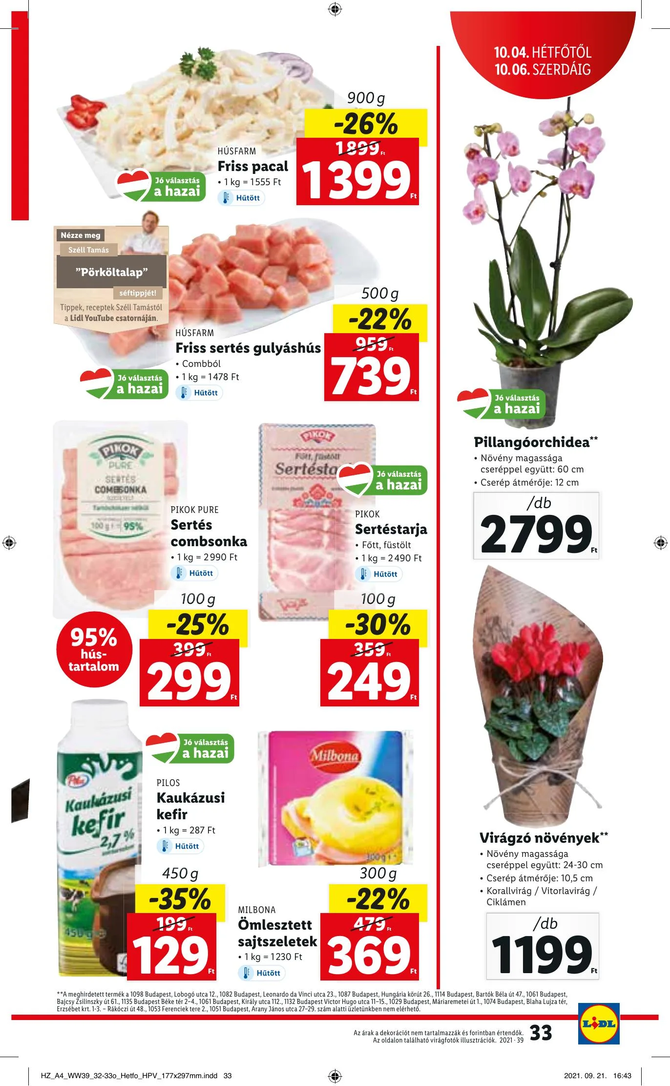 Lidl akciós újság 09.30–10.06 – 33. oldal