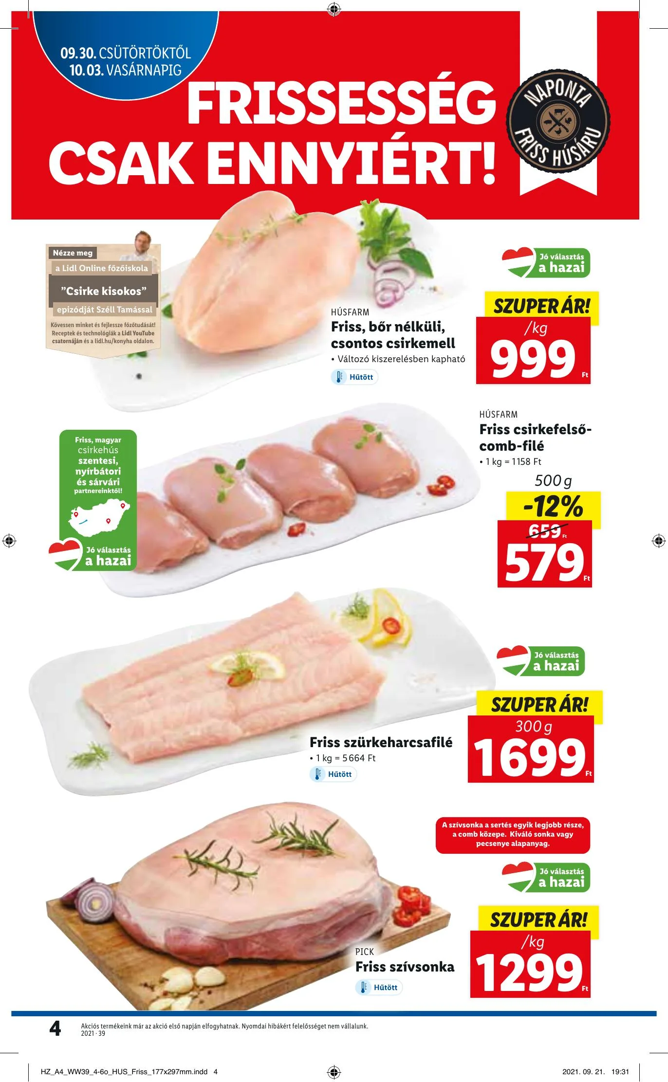 Lidl akciós újság 09.30–10.06 – 4. oldal