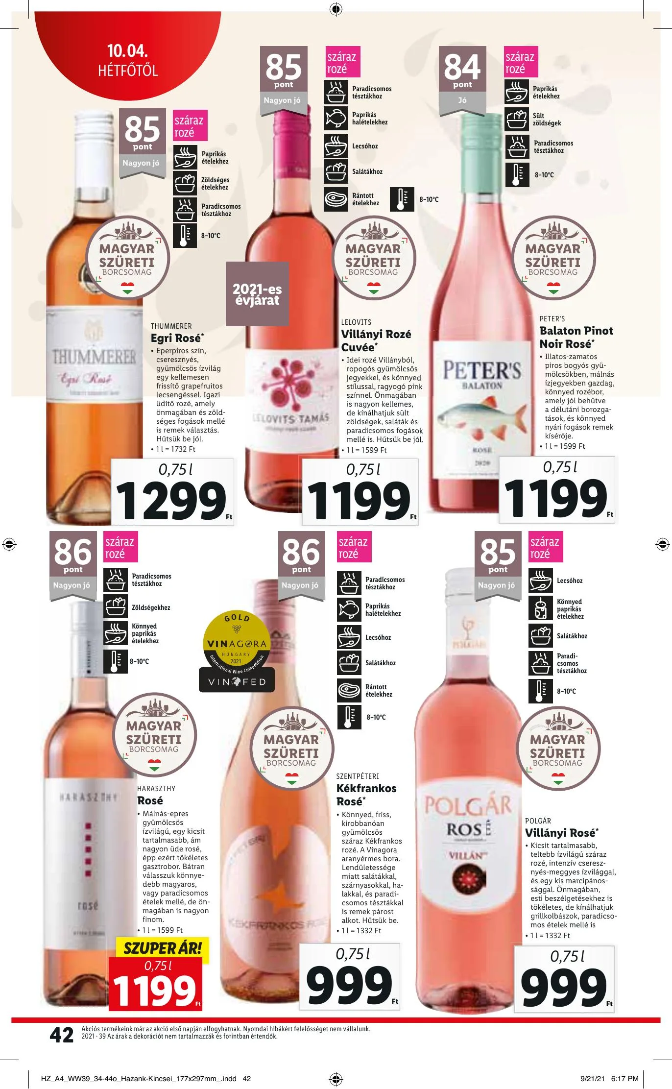 Lidl akciós újság 09.30–10.06 – 42. oldal