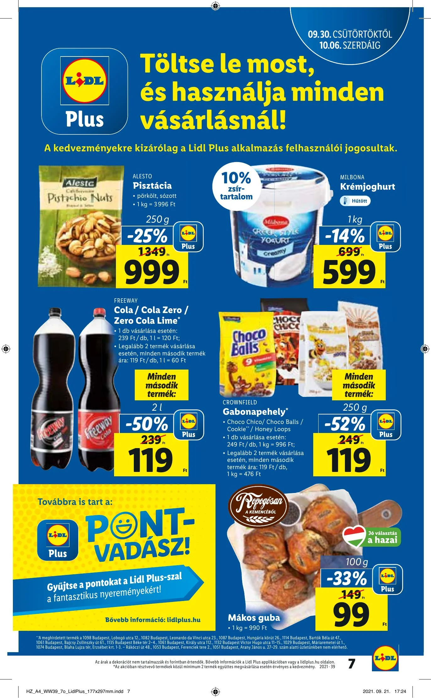 Lidl akciós újság 09.30–10.06 – 7. oldal