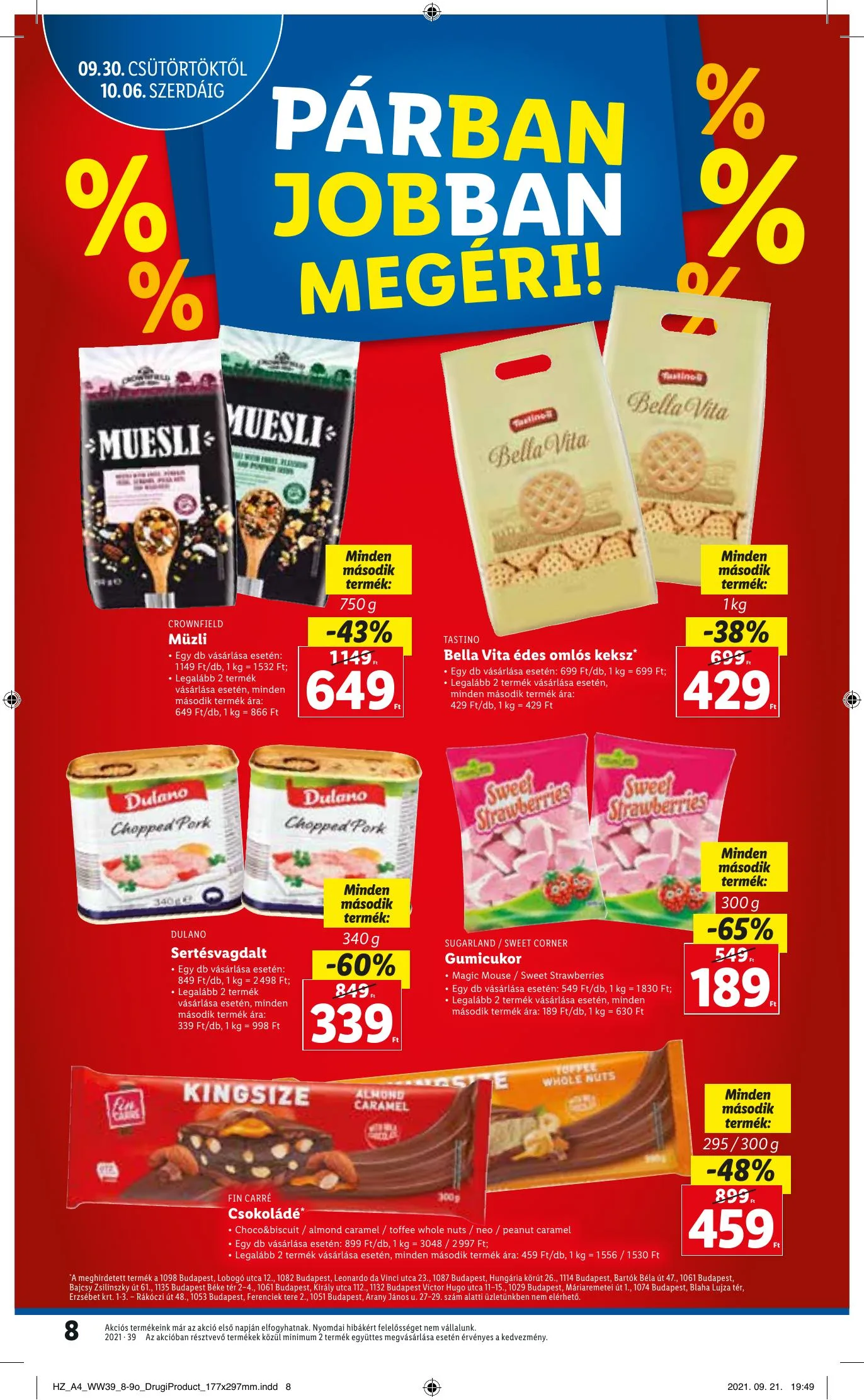 Lidl akciós újság 09.30–10.06 – 8. oldal