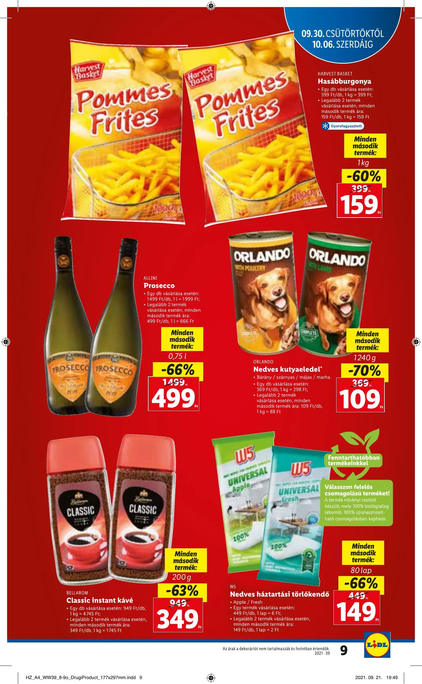 Lidl akciós újság 09.30–10.06 – 9. oldal