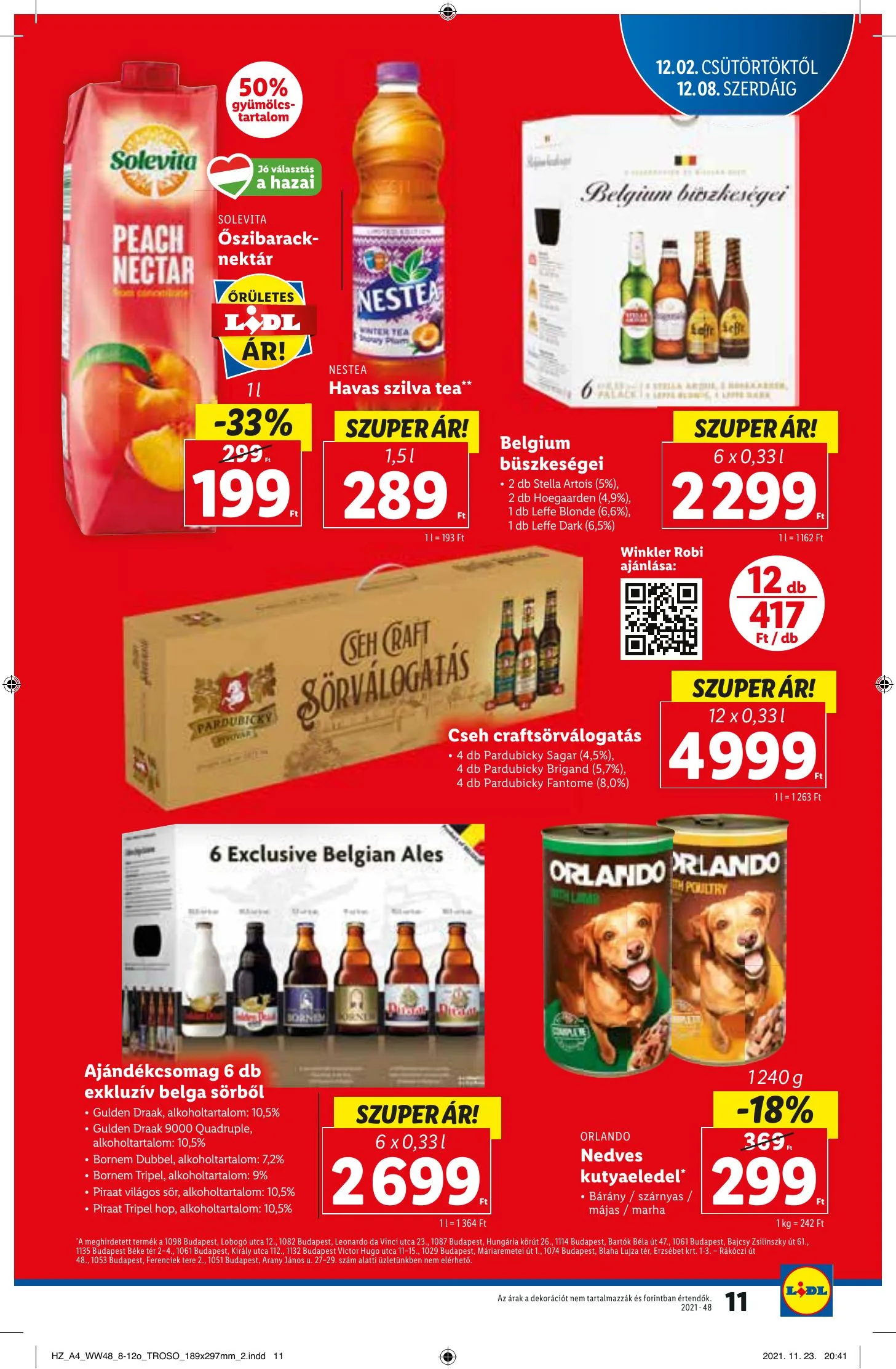 Lidl akciós újság 12.02–12.08 – 11. oldal