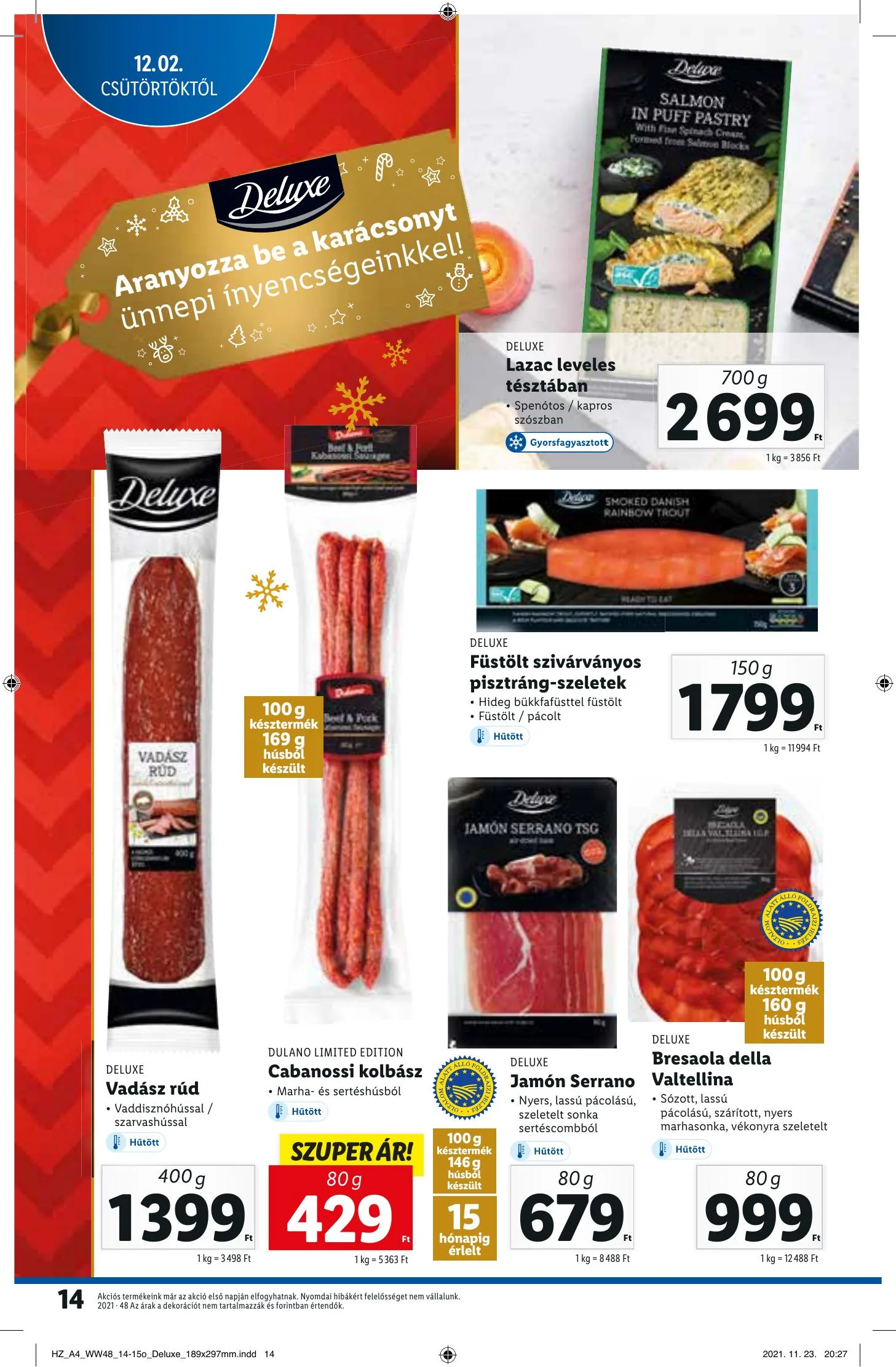 Lidl akciós újság 12.02–12.08 – 14. oldal
