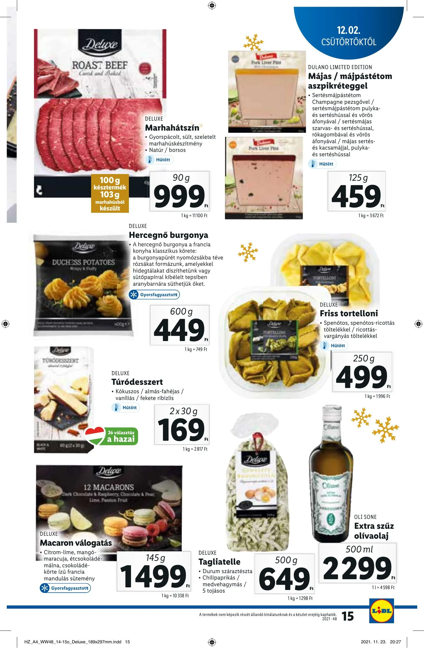 Lidl akciós újság 12.02–12.08 – 15. oldal