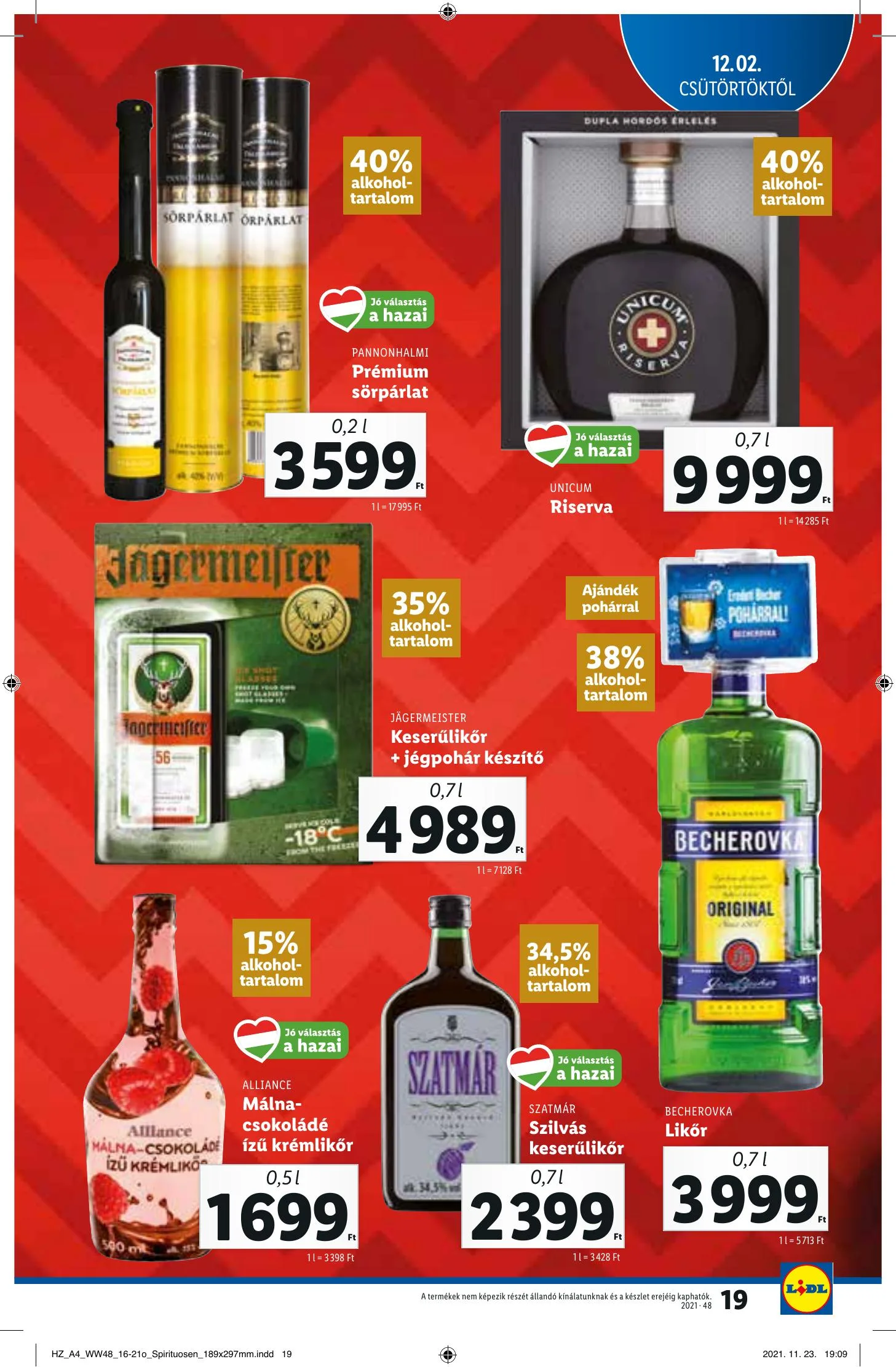Lidl akciós újság 12.02–12.08 – 19. oldal