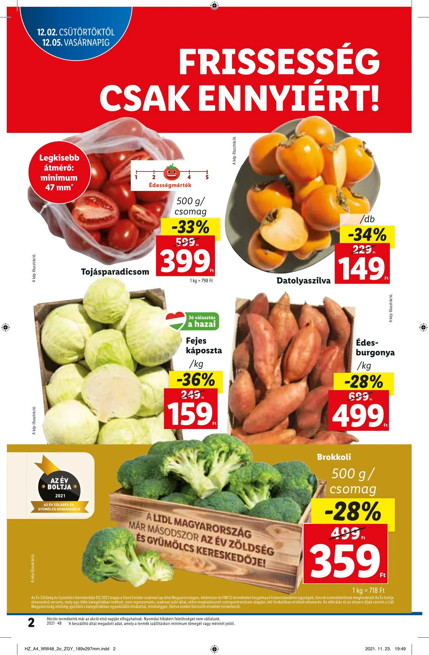 Lidl akciós újság 12.02–12.08 – 2. oldal