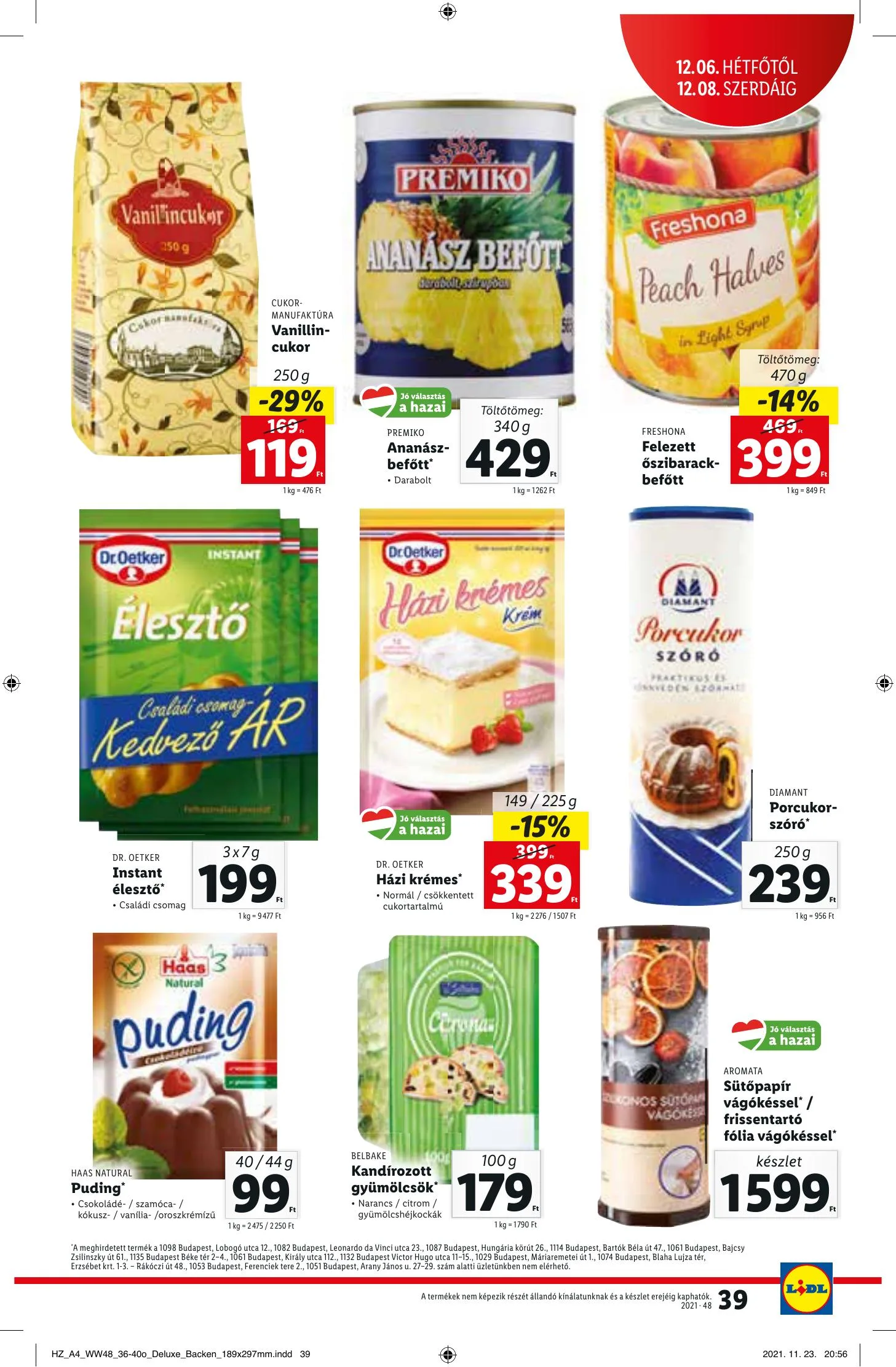 Lidl akciós újság 12.02–12.08 – 39. oldal