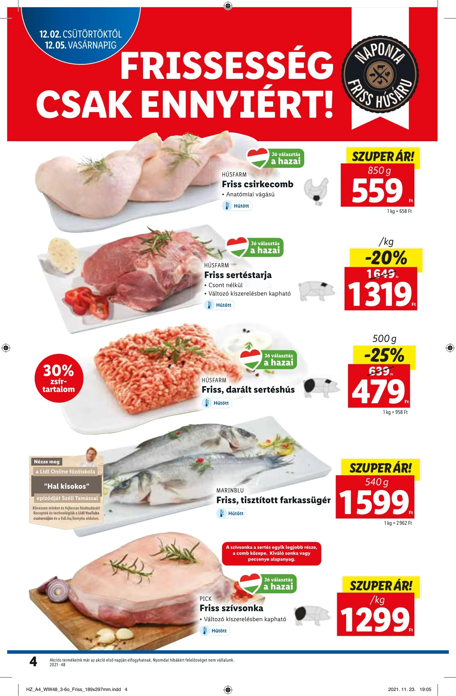 Lidl akciós újság 12.02–12.08 – 4. oldal