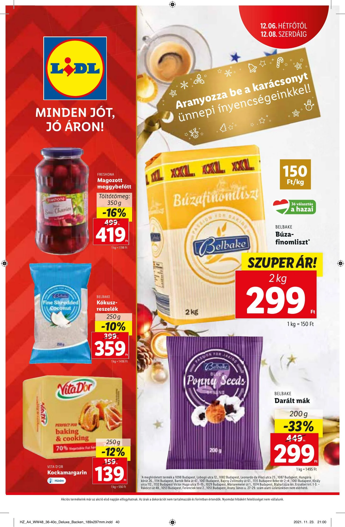 Lidl akciós újság 12.02–12.08 – 40. oldal