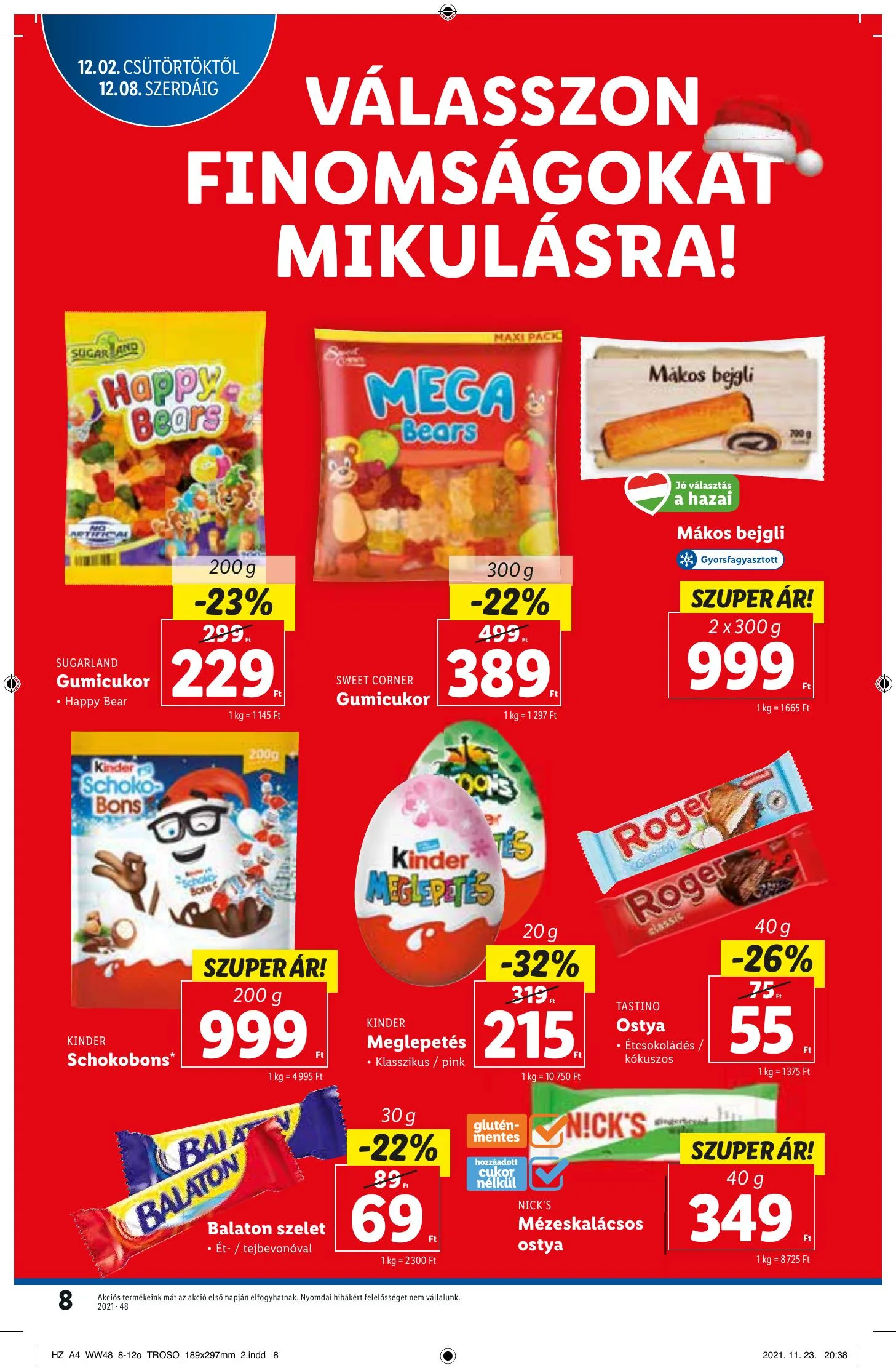 Lidl akciós újság 12.02–12.08 – 8. oldal