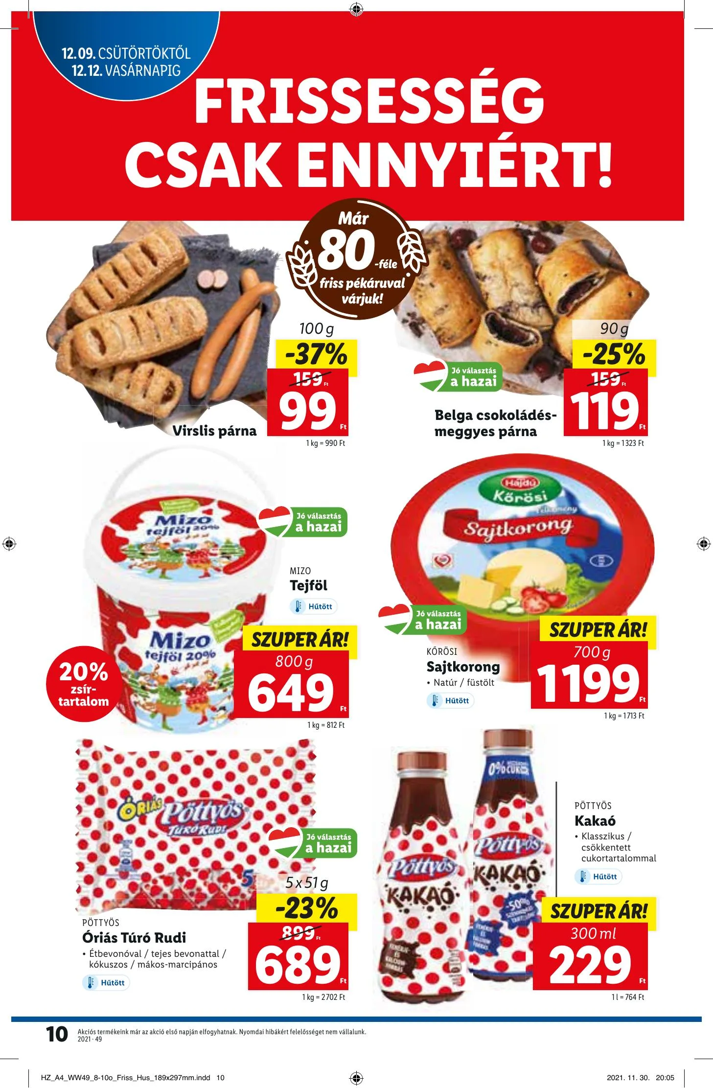 Lidl akciós újság 12.09–12.15 – 10. oldal