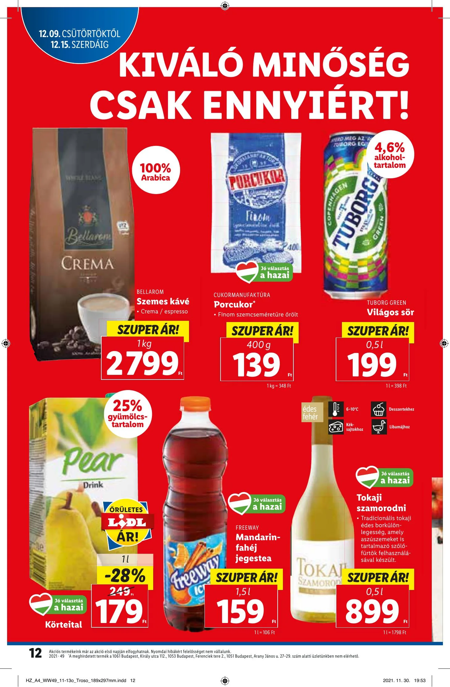 Lidl akciós újság 12.09–12.15 – 12. oldal