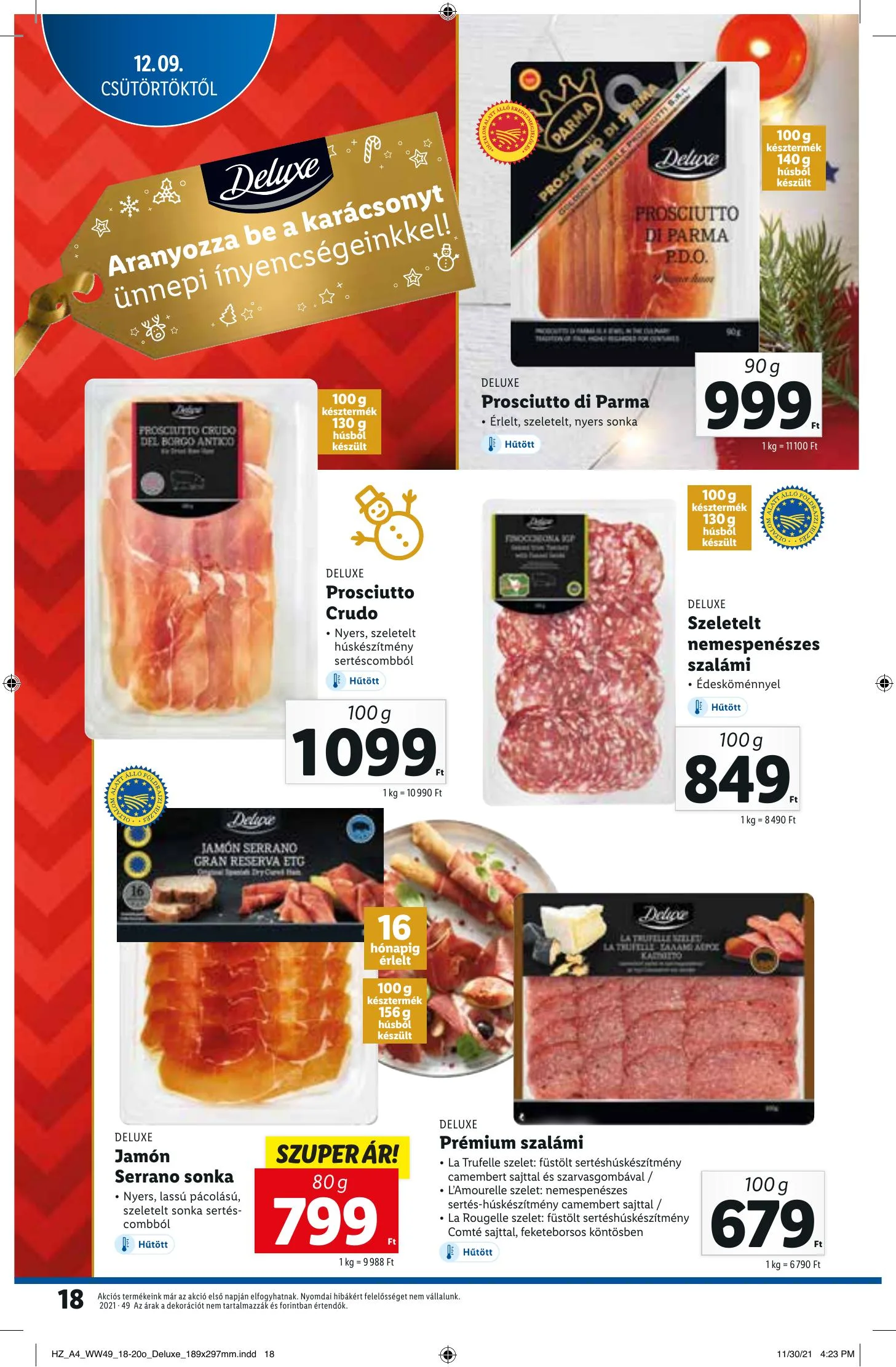 Lidl akciós újság 12.09–12.15 – 18. oldal