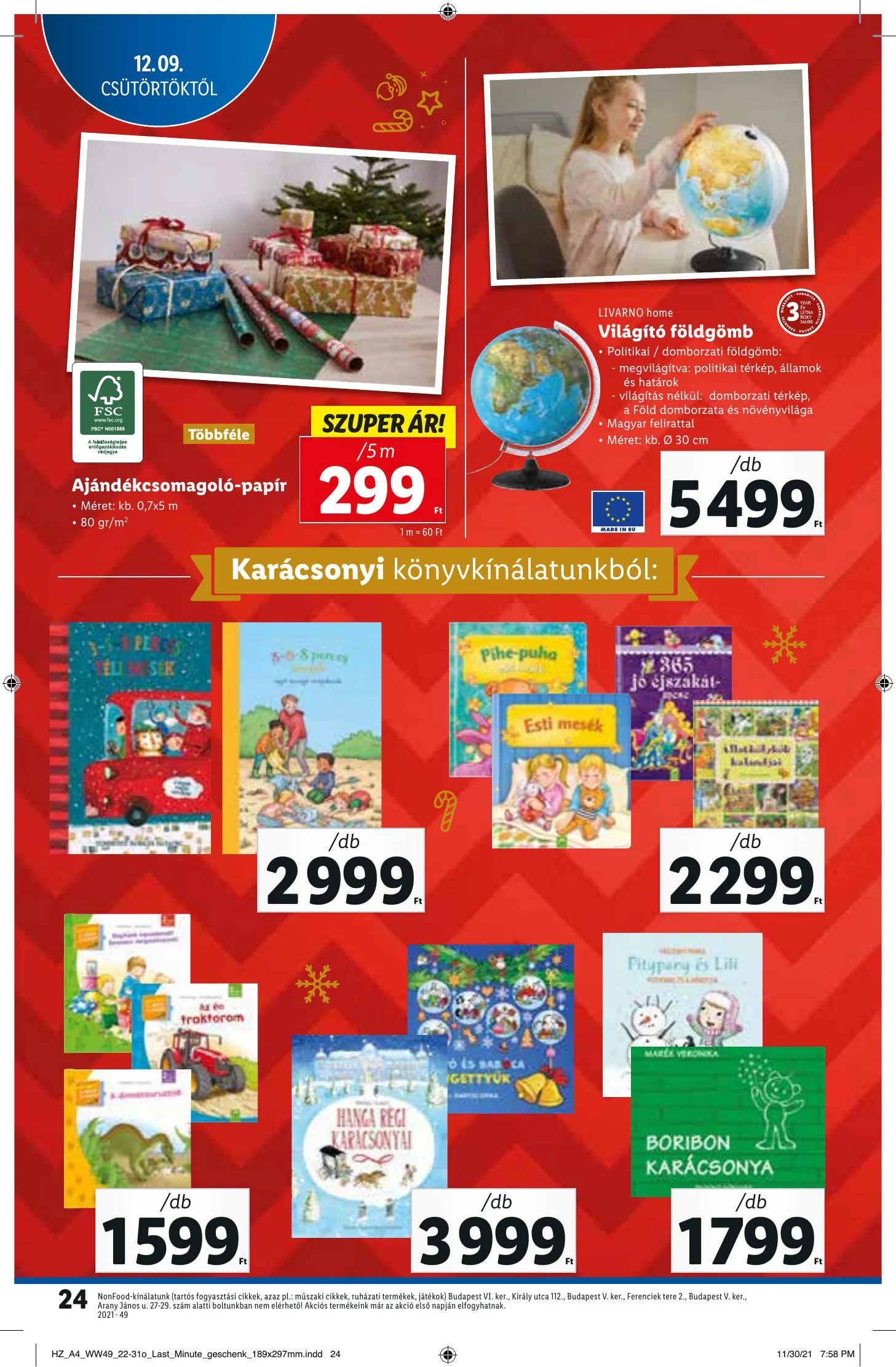 Lidl akciós újság 12.09–12.15 – 24. oldal