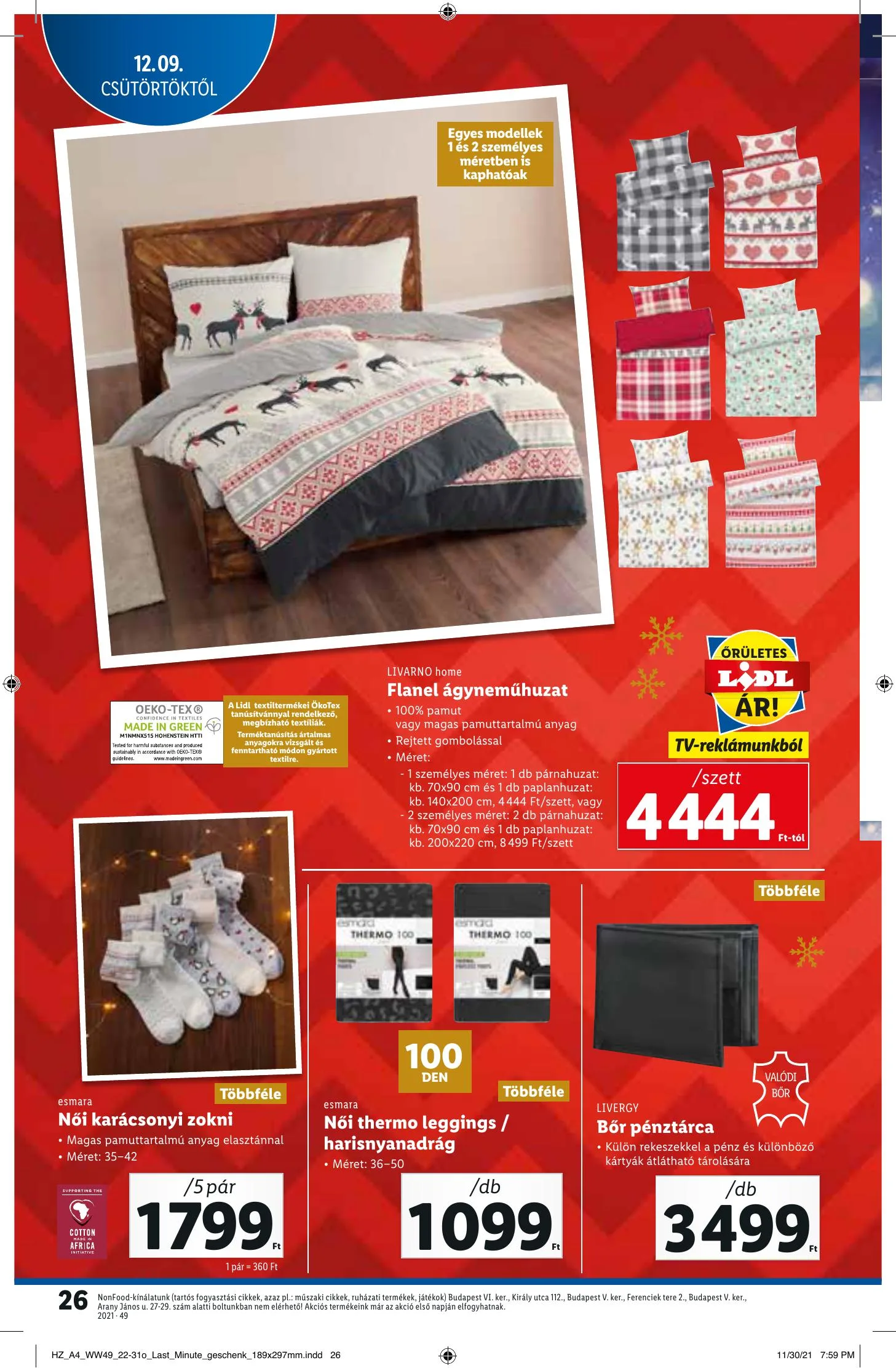 Lidl akciós újság 12.09–12.15 – 26. oldal