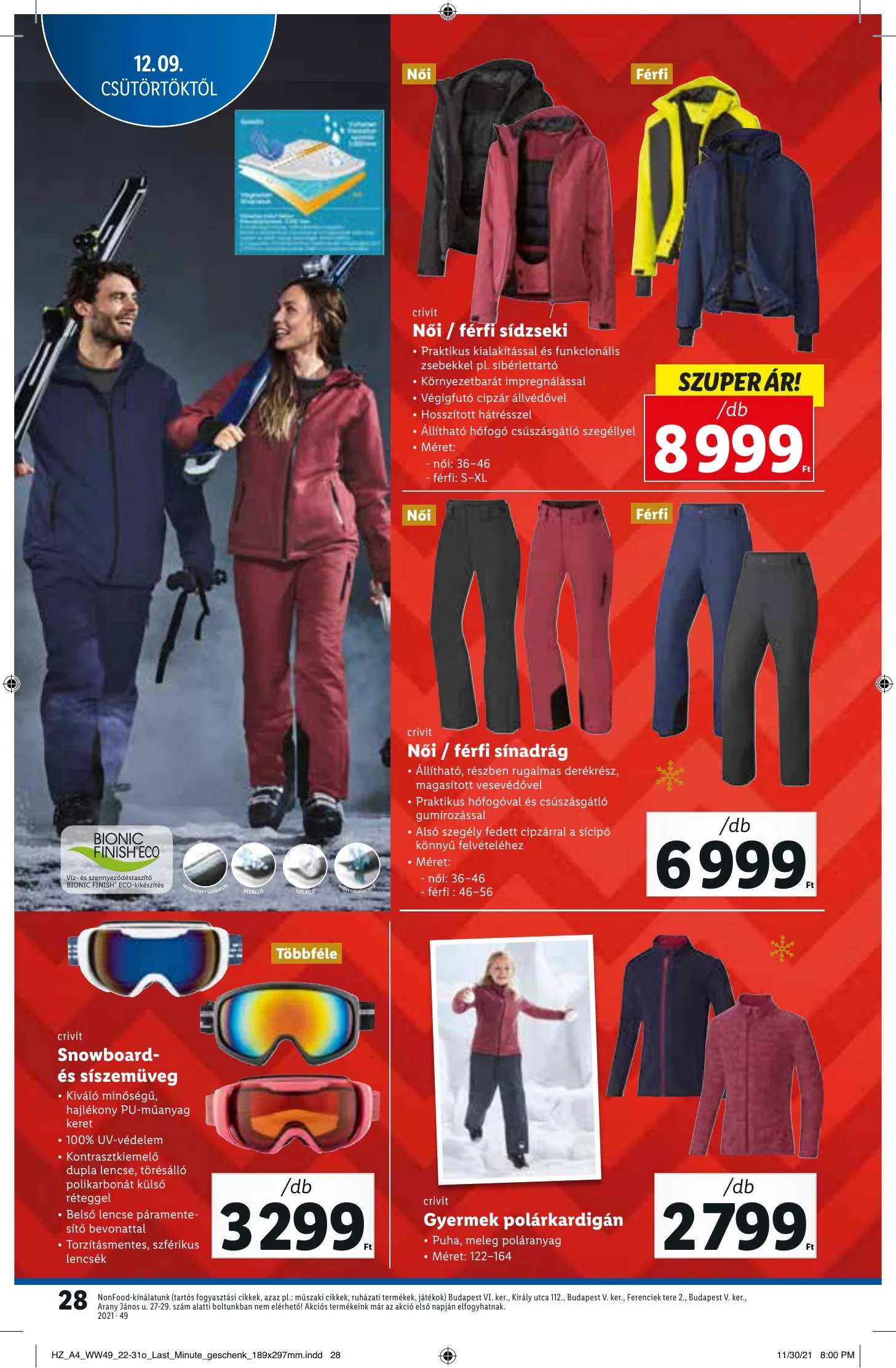 Lidl akciós újság 12.09–12.15 – 28. oldal