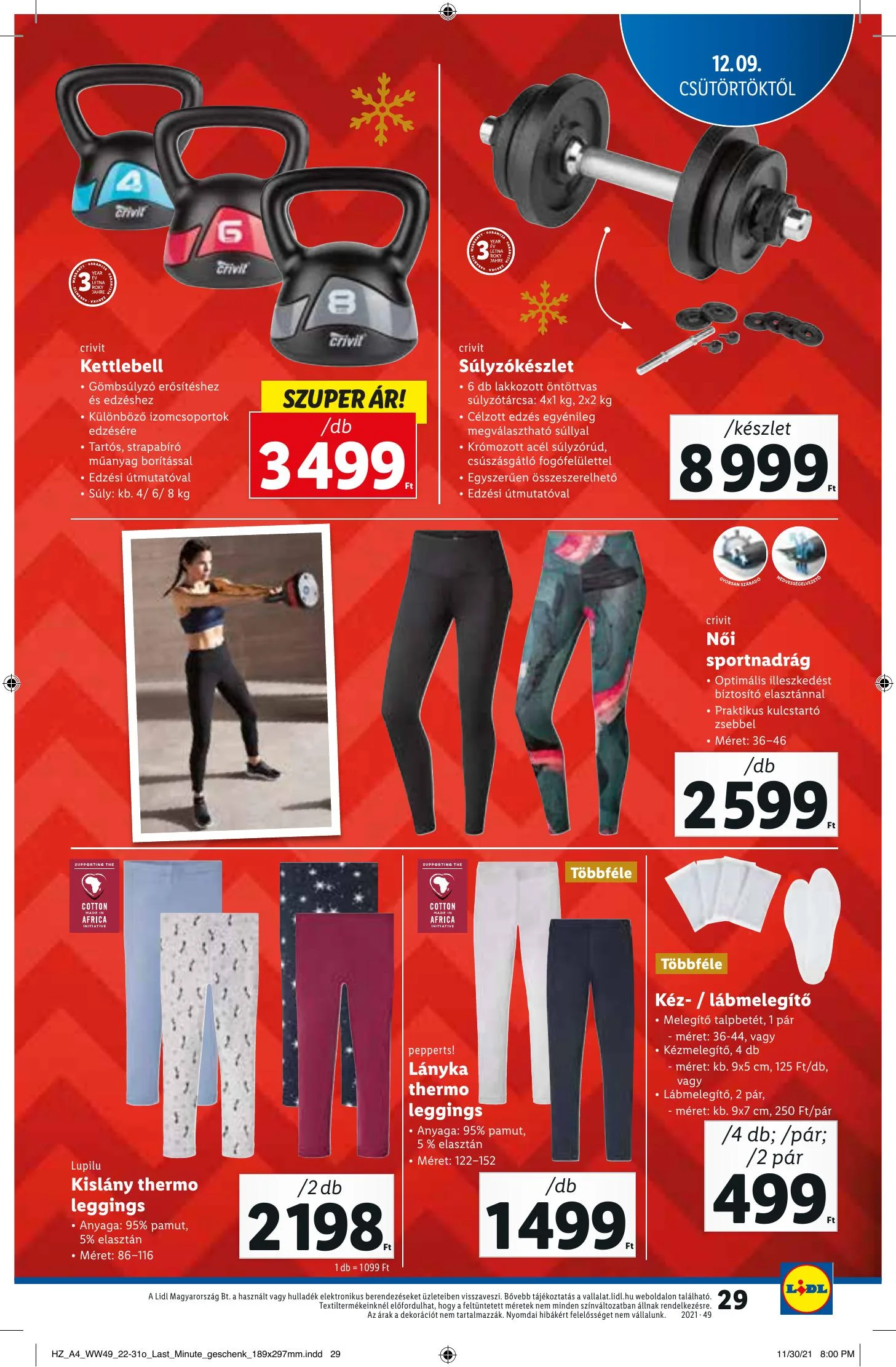 Lidl akciós újság 12.09–12.15 – 29. oldal