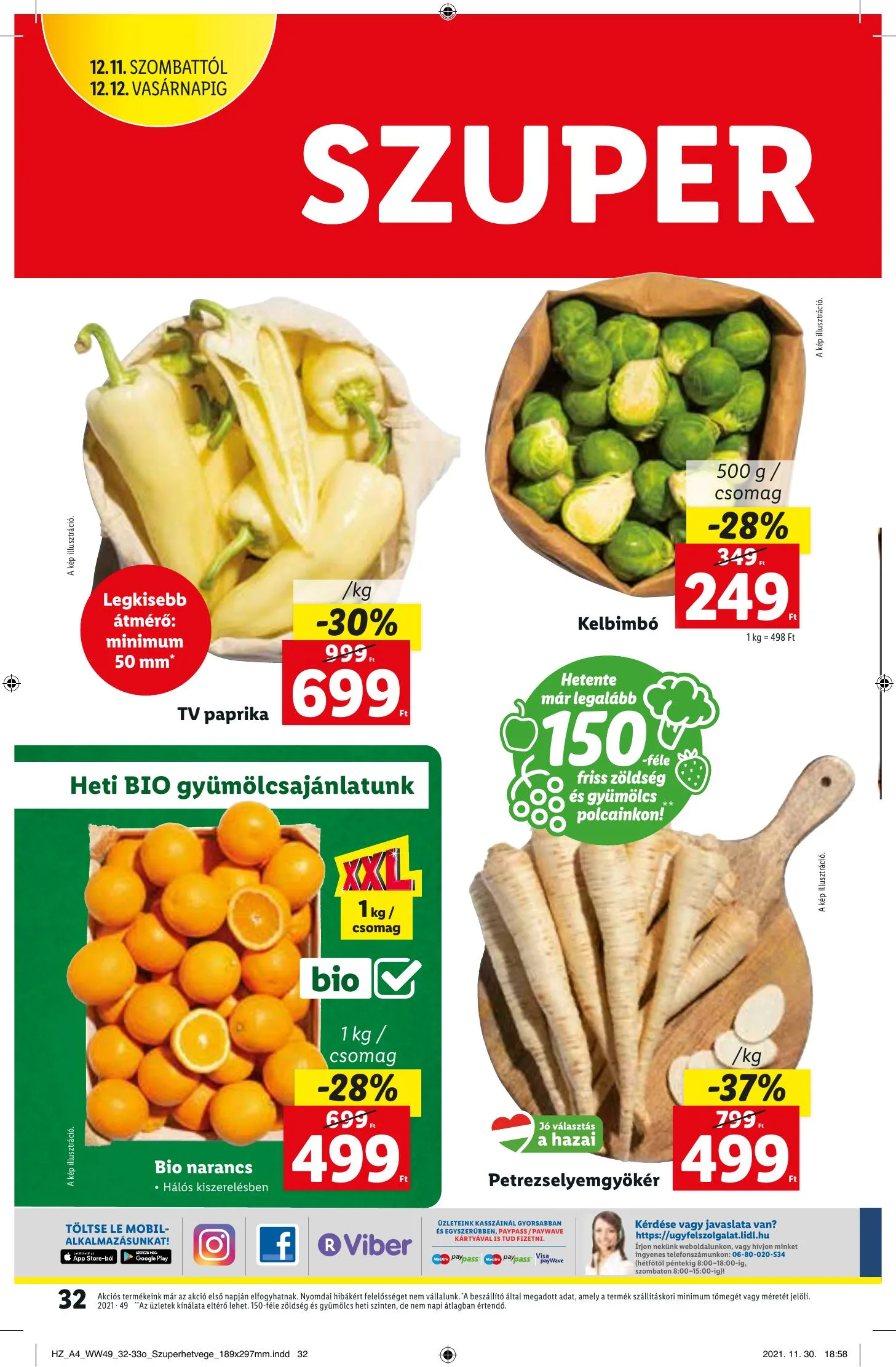 Lidl akciós újság 12.09–12.15 – 32. oldal