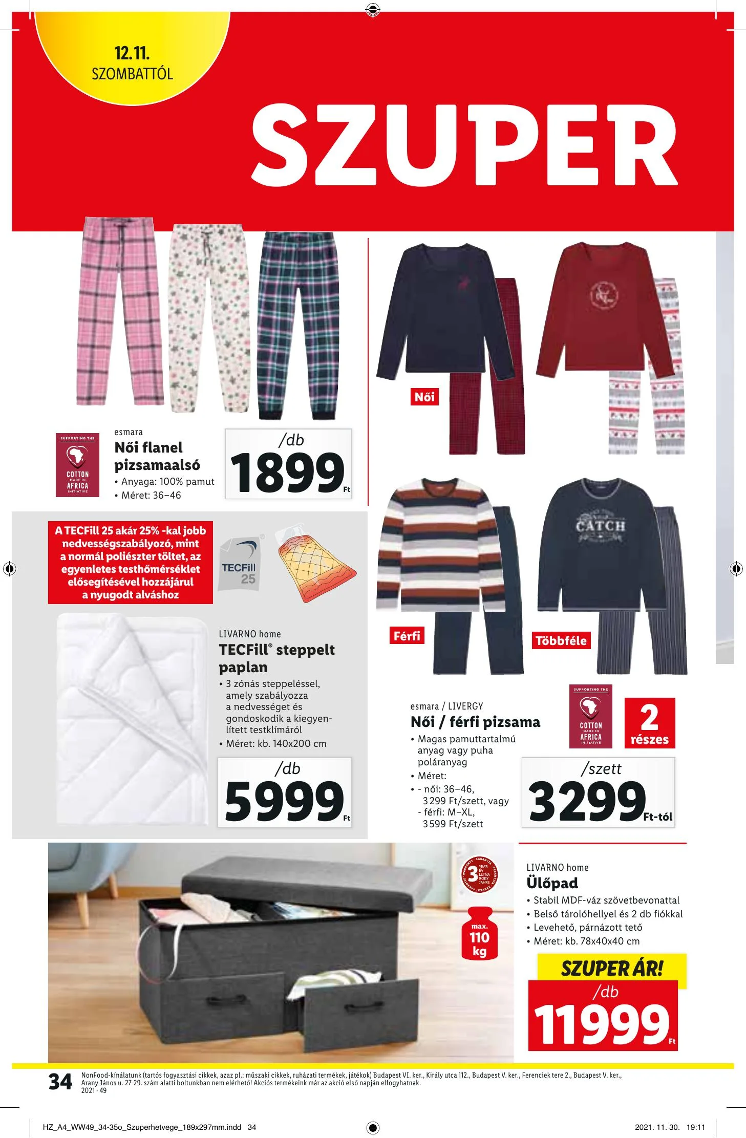 Lidl akciós újság 12.09–12.15 – 34. oldal
