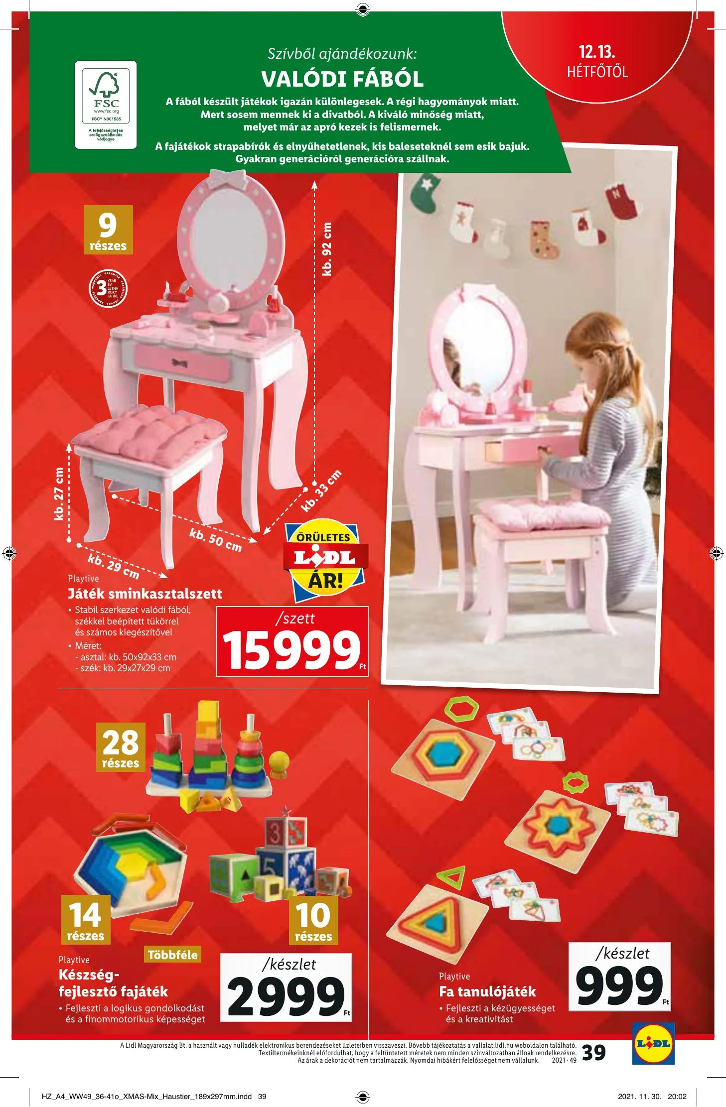 Lidl akciós újság 12.09–12.15 – 39. oldal
