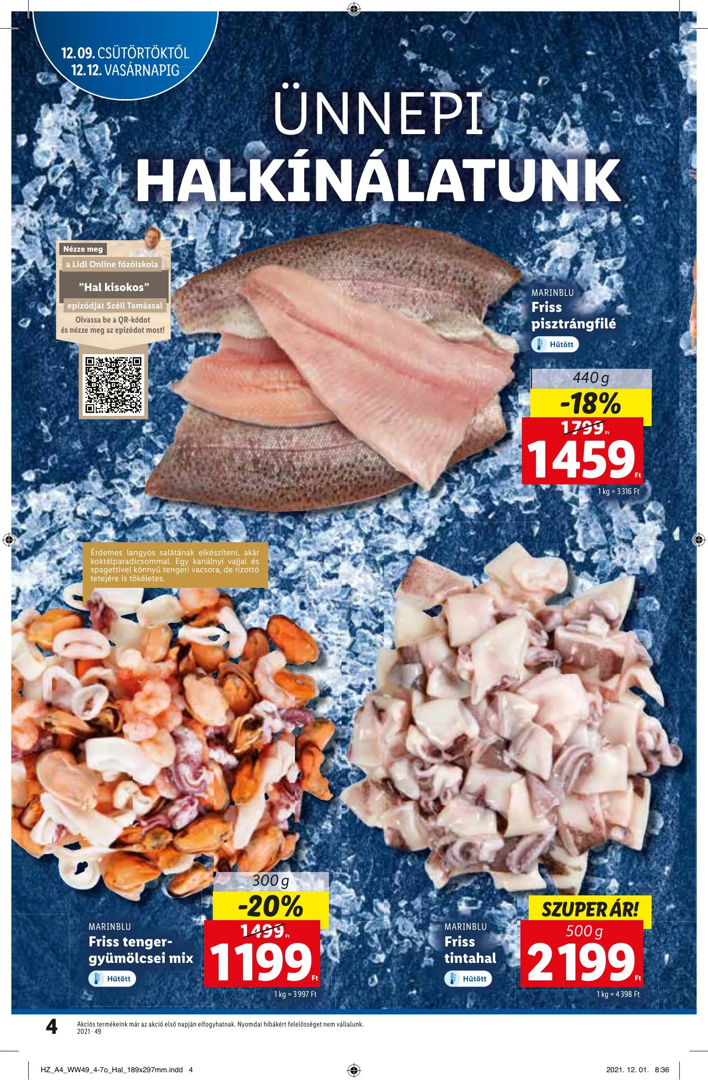 Lidl akciós újság 12.09–12.15 – 4. oldal