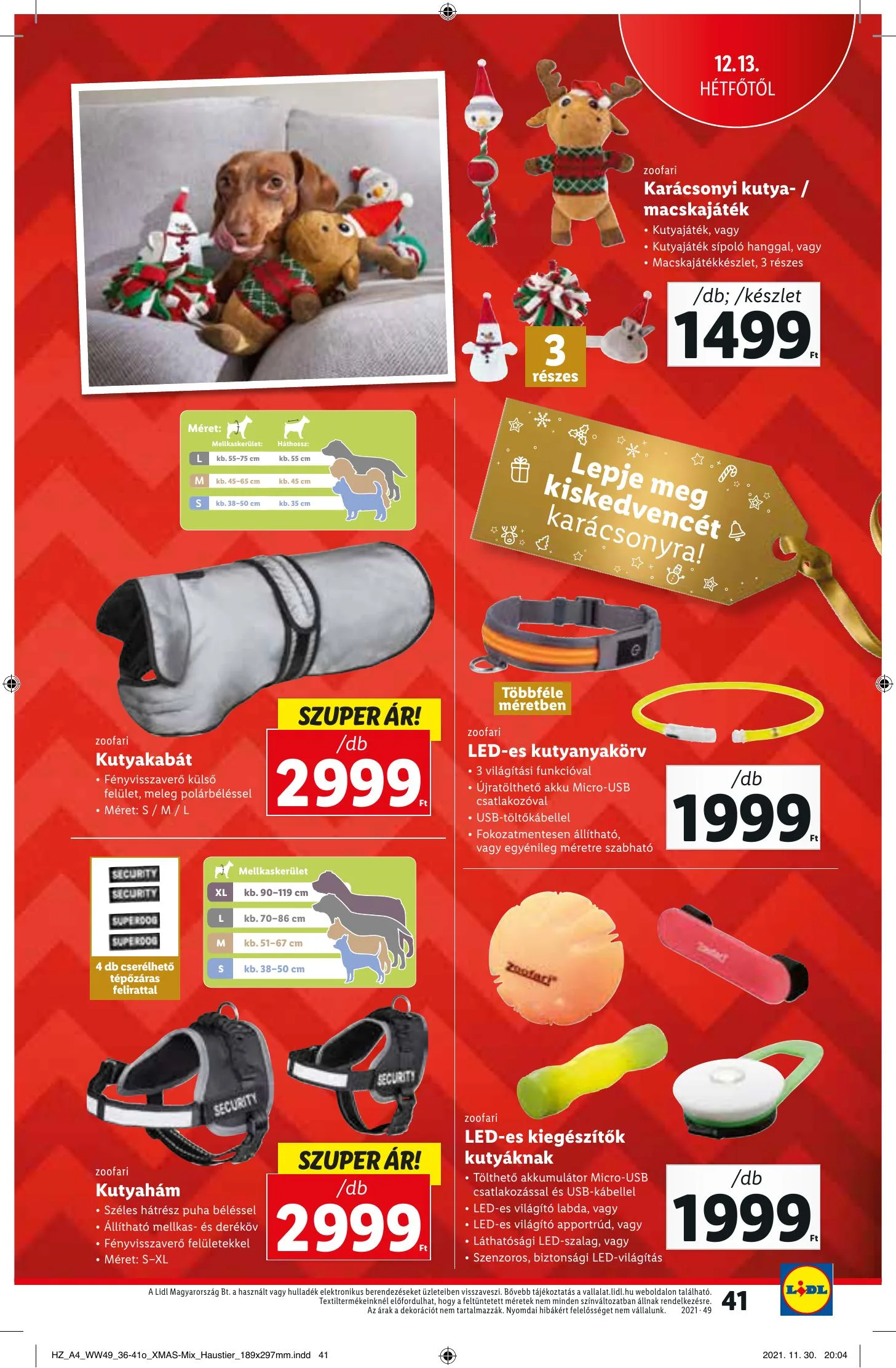 Lidl akciós újság 12.09–12.15 – 41. oldal