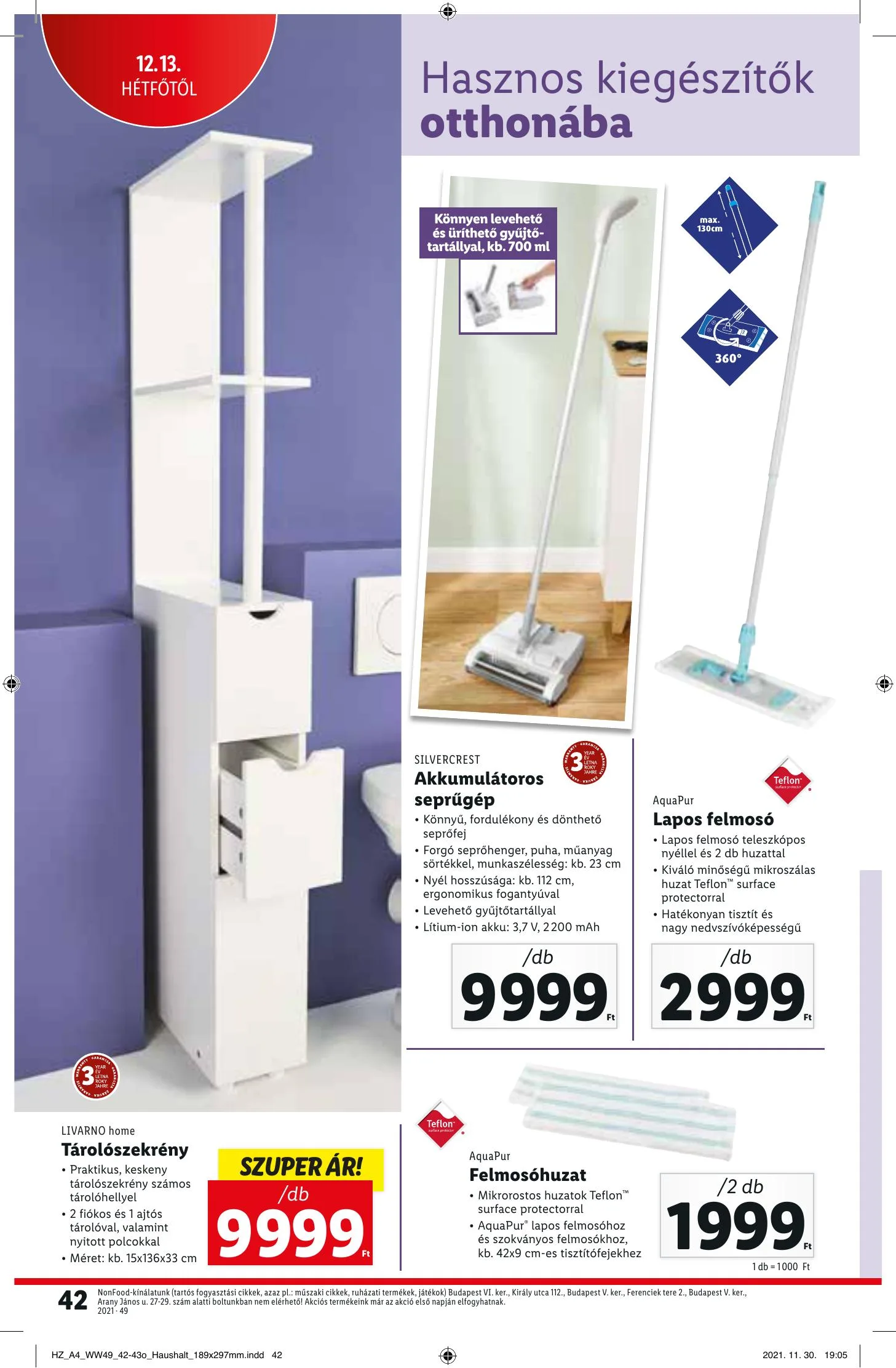 Lidl akciós újság 12.09–12.15 – 42. oldal