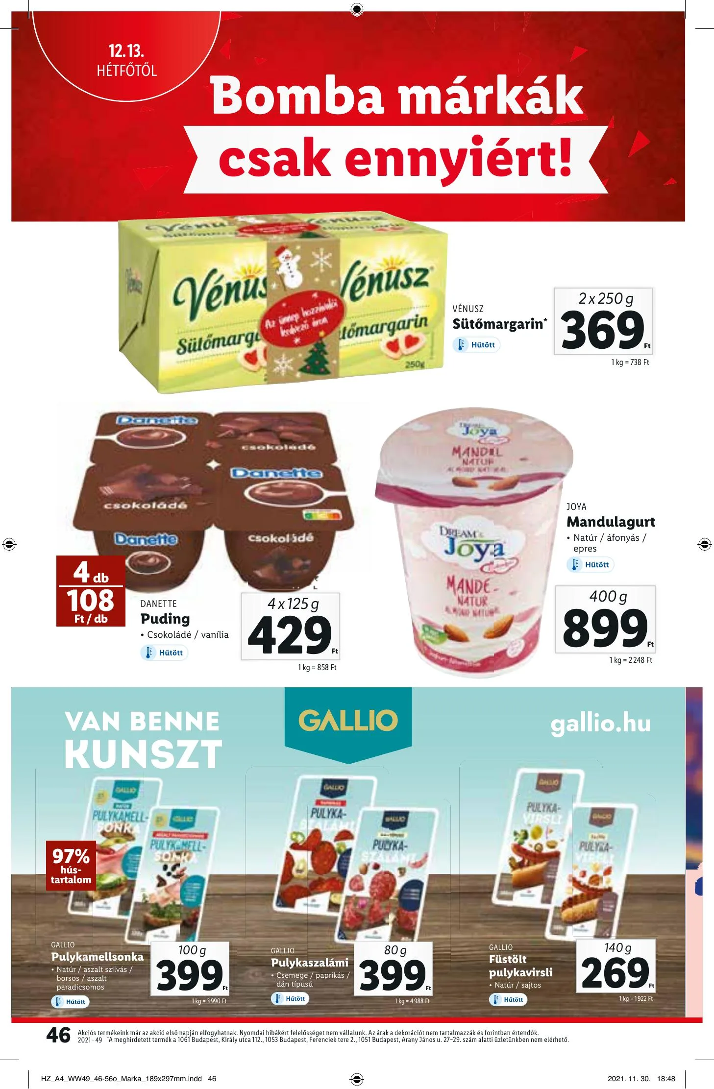 Lidl akciós újság 12.09–12.15 – 46. oldal