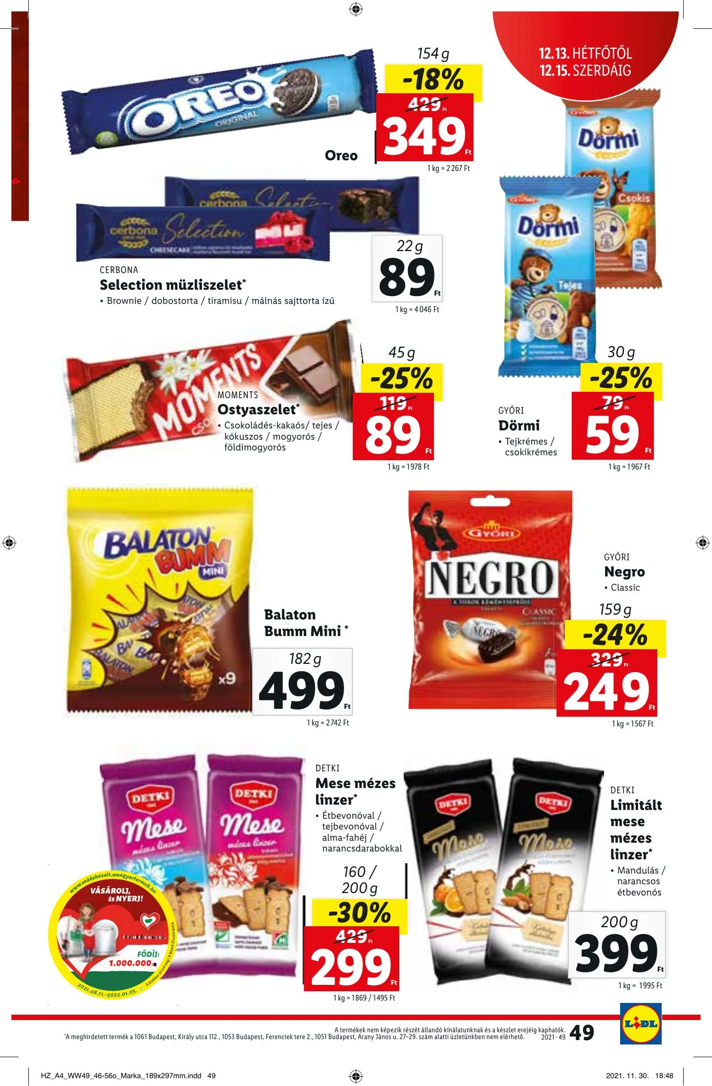Lidl akciós újság 12.09–12.15 – 49. oldal