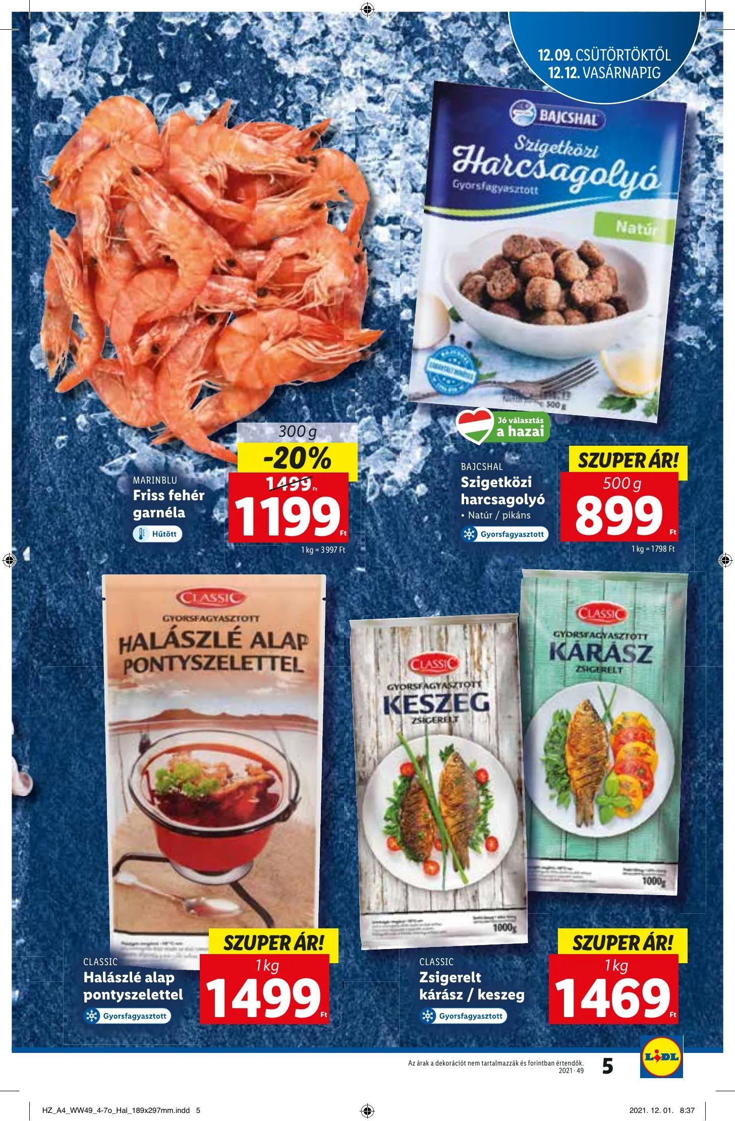 Lidl akciós újság 12.09–12.15 – 5. oldal
