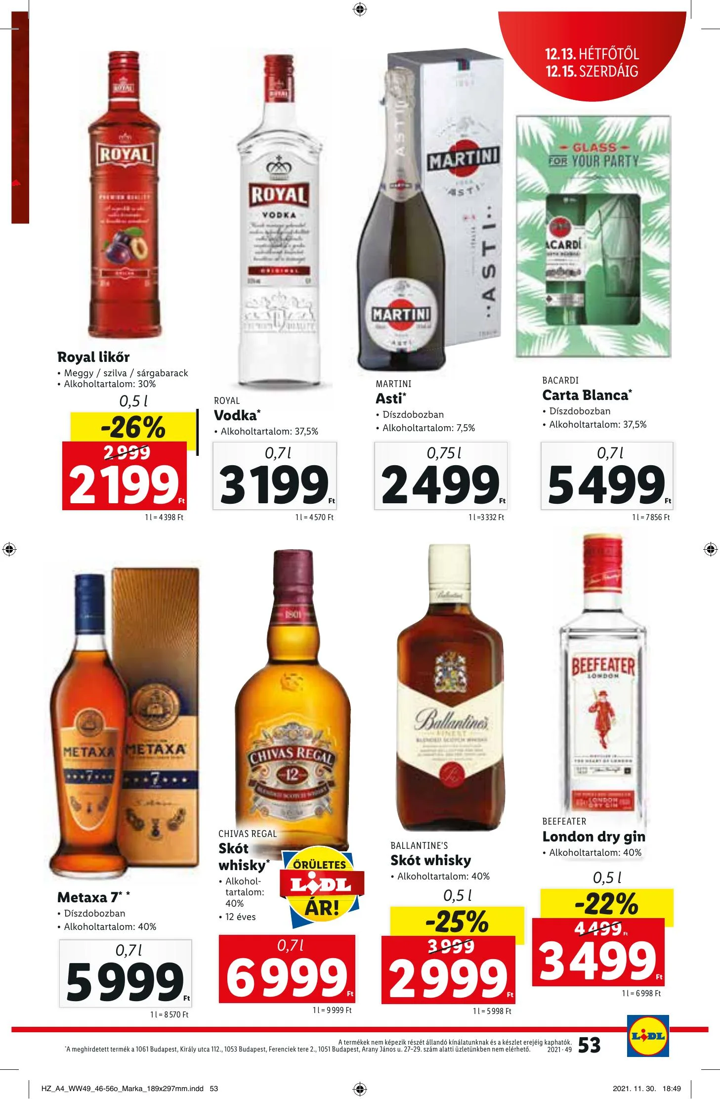 Lidl akciós újság 12.09–12.15 – 53. oldal