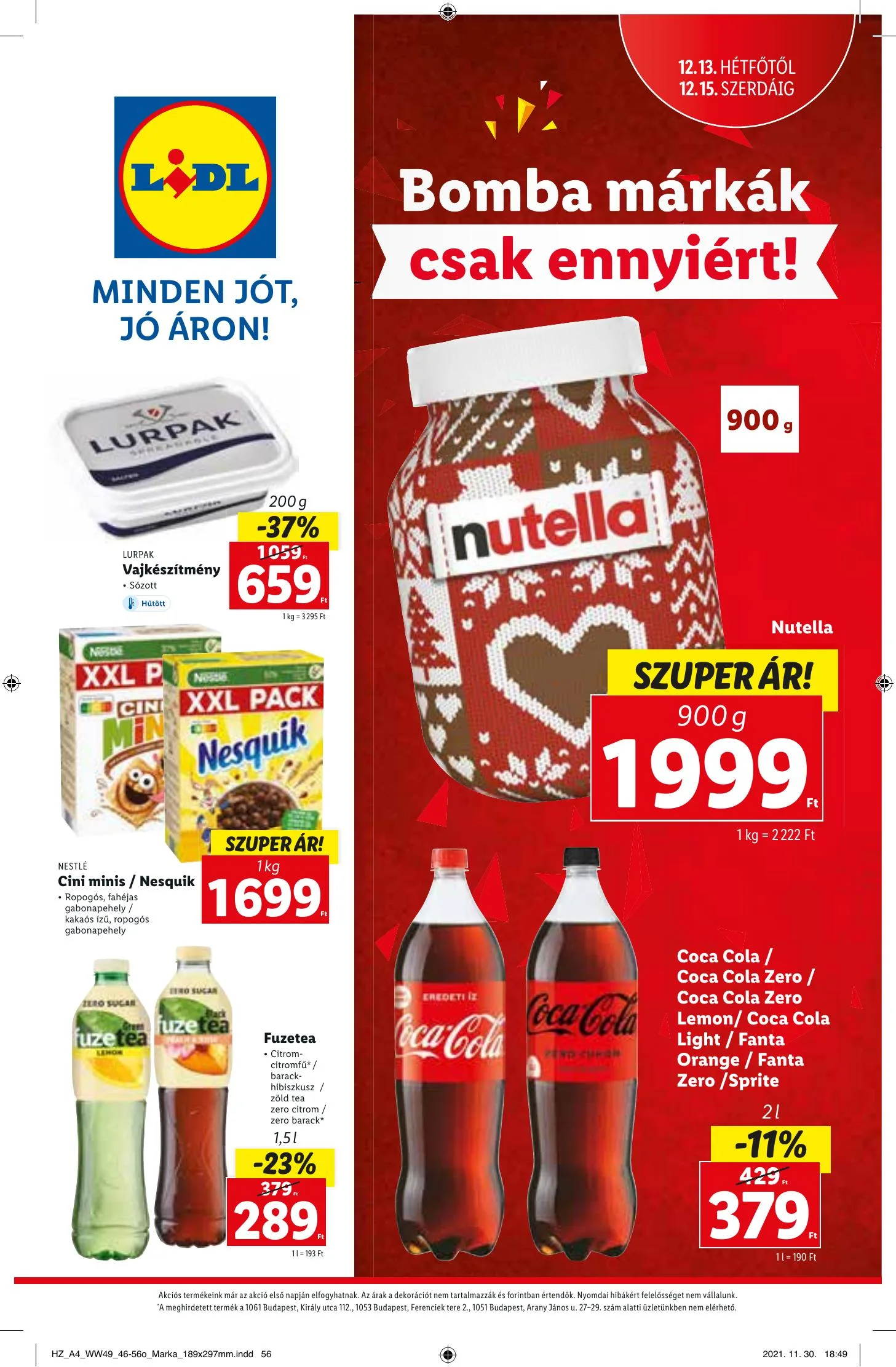 Lidl akciós újság 12.09–12.15 – 56. oldal
