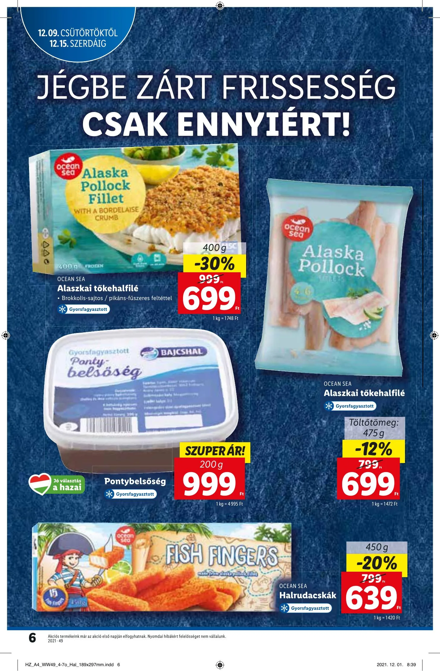 Lidl akciós újság 12.09–12.15 – 6. oldal