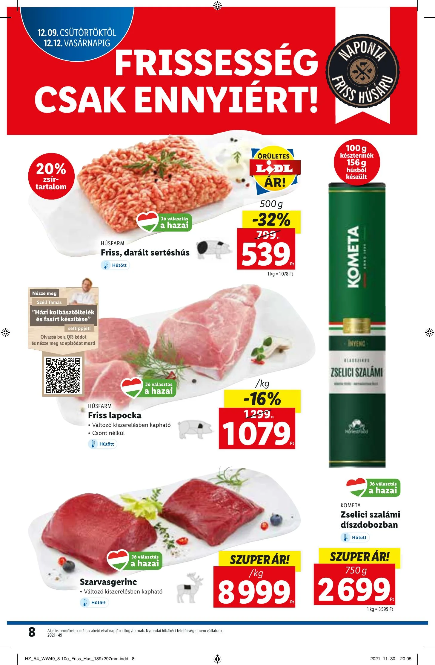 Lidl akciós újság 12.09–12.15 – 8. oldal