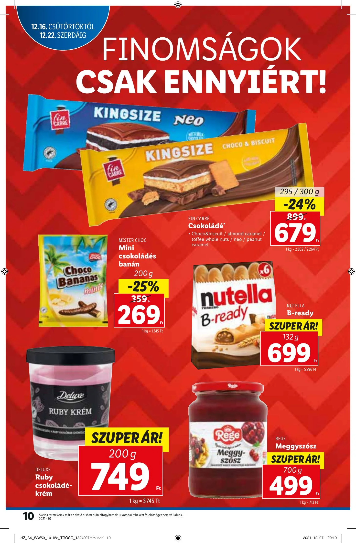 Lidl akciós újság 12.16–12.22 – 10. oldal