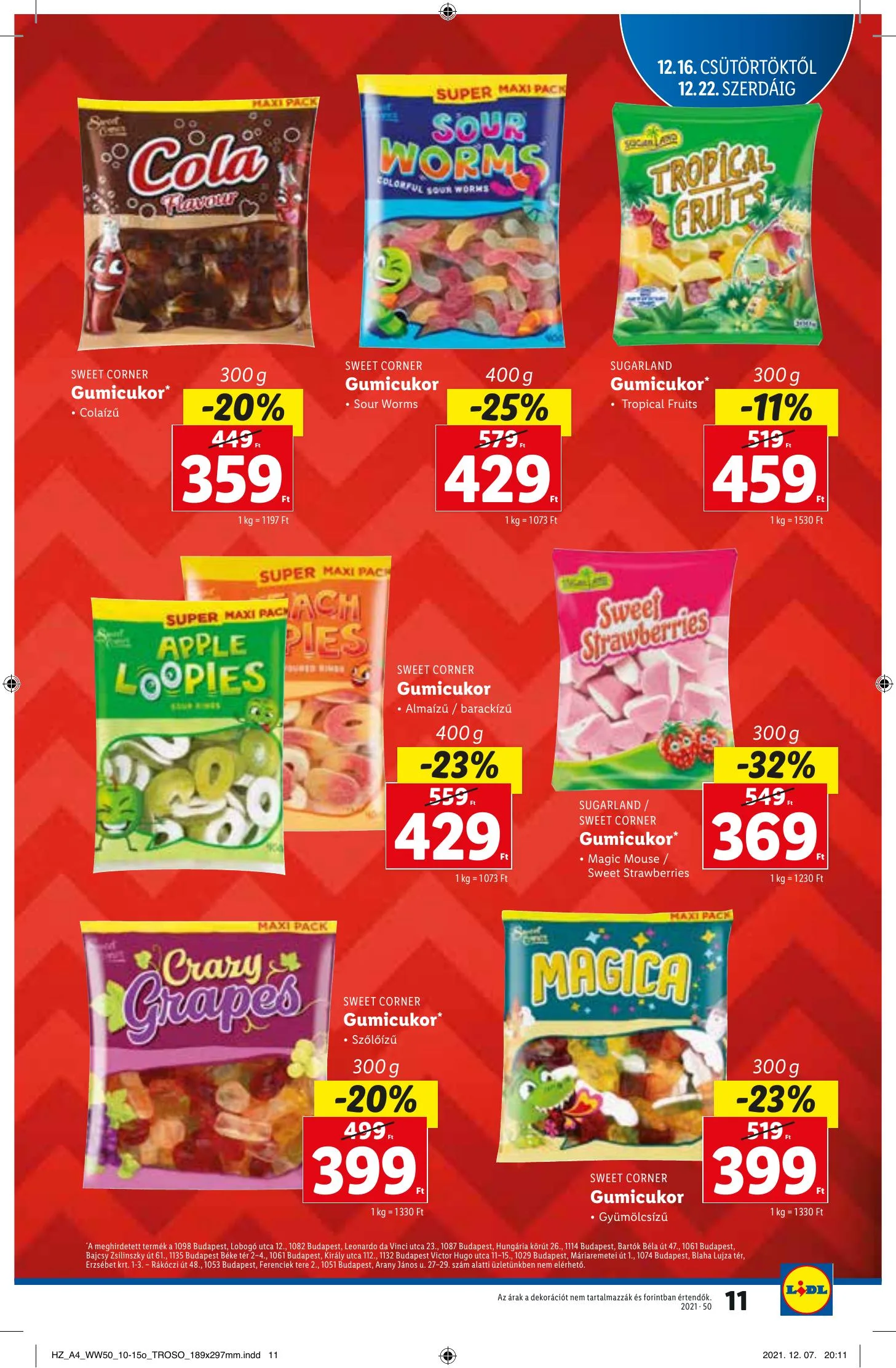 Lidl akciós újság 12.16–12.22 – 11. oldal