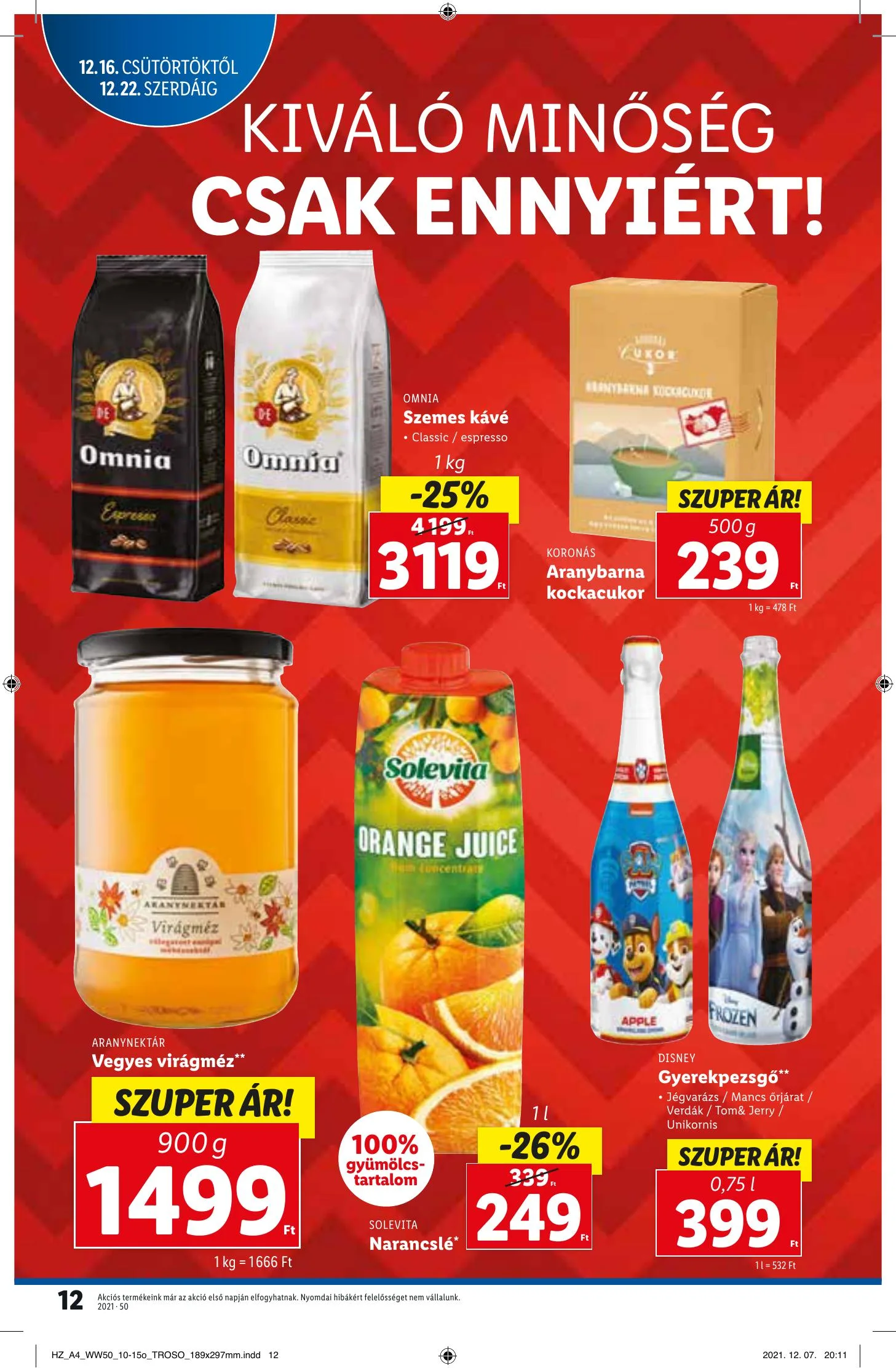 Lidl akciós újság 12.16–12.22 – 12. oldal