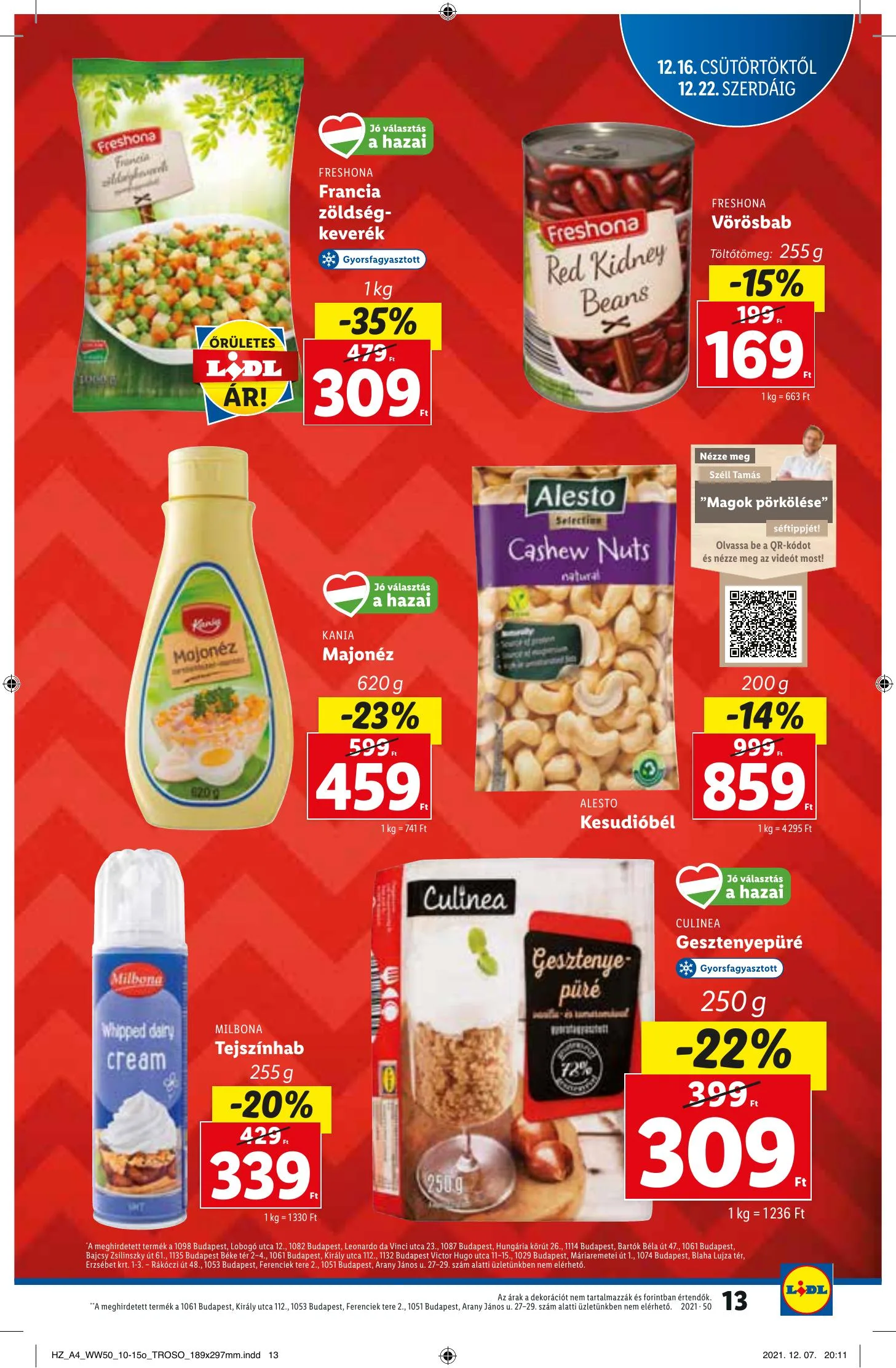 Lidl akciós újság 12.16–12.22 – 13. oldal