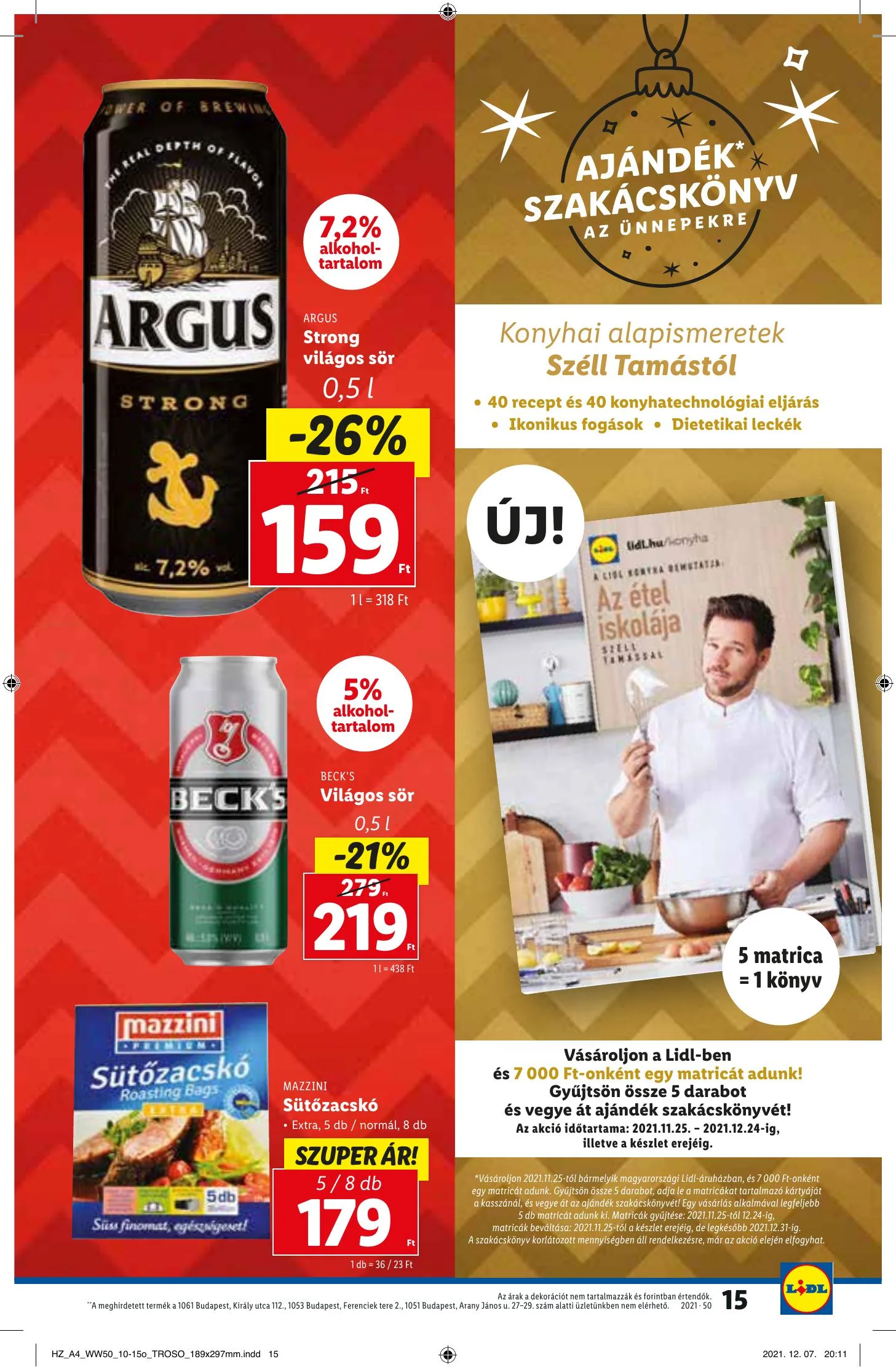 Lidl akciós újság 12.16–12.22 – 15. oldal