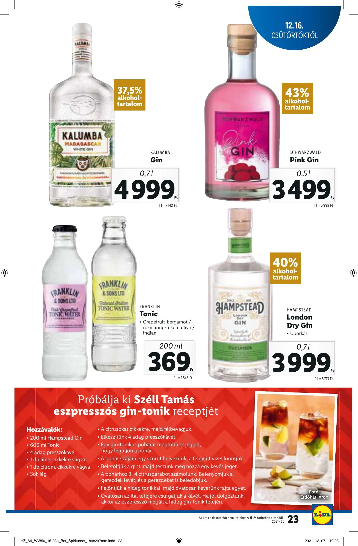 Lidl akciós újság 12.16–12.22 – 23. oldal