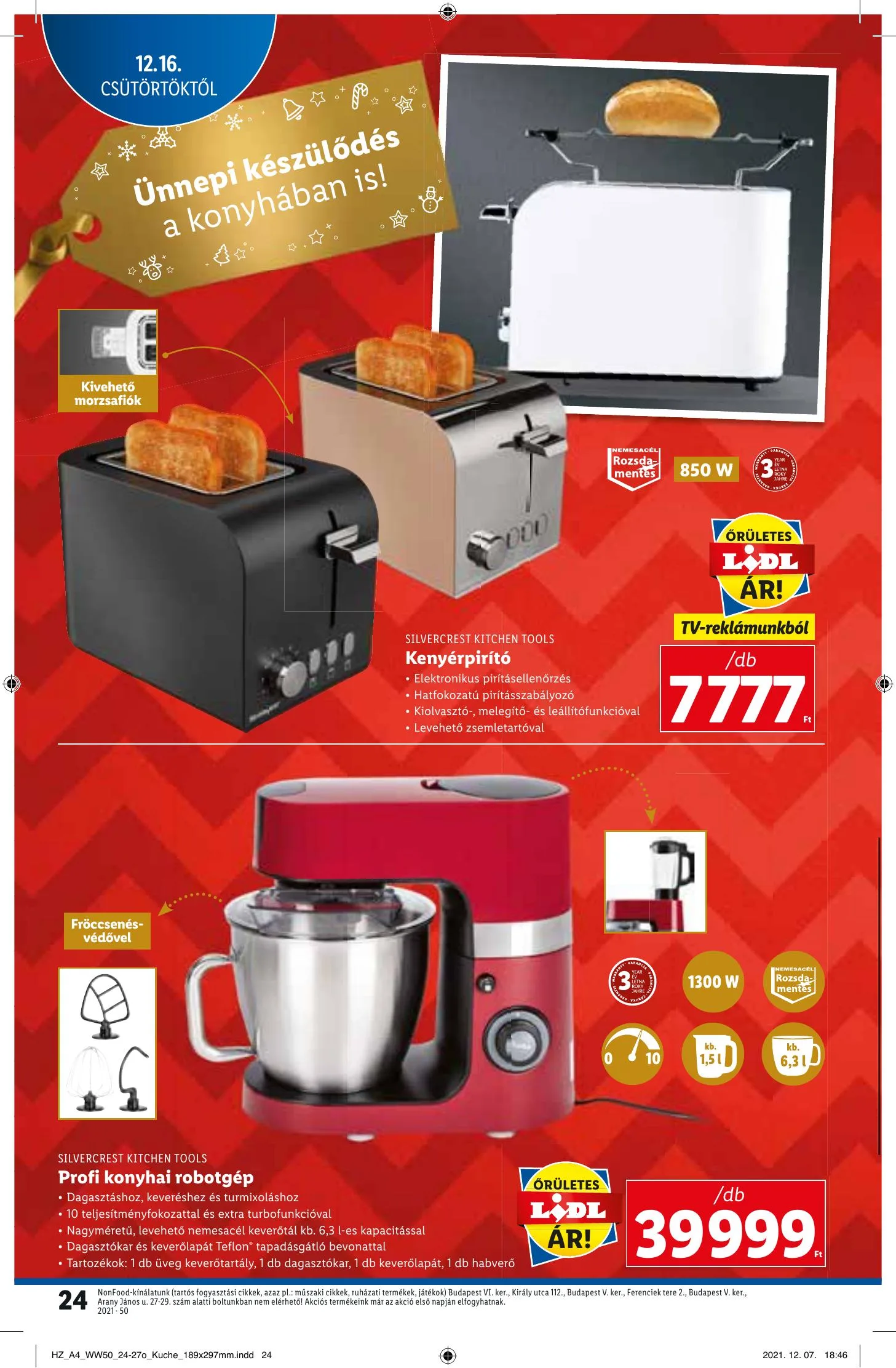 Lidl akciós újság 12.16–12.22 – 24. oldal