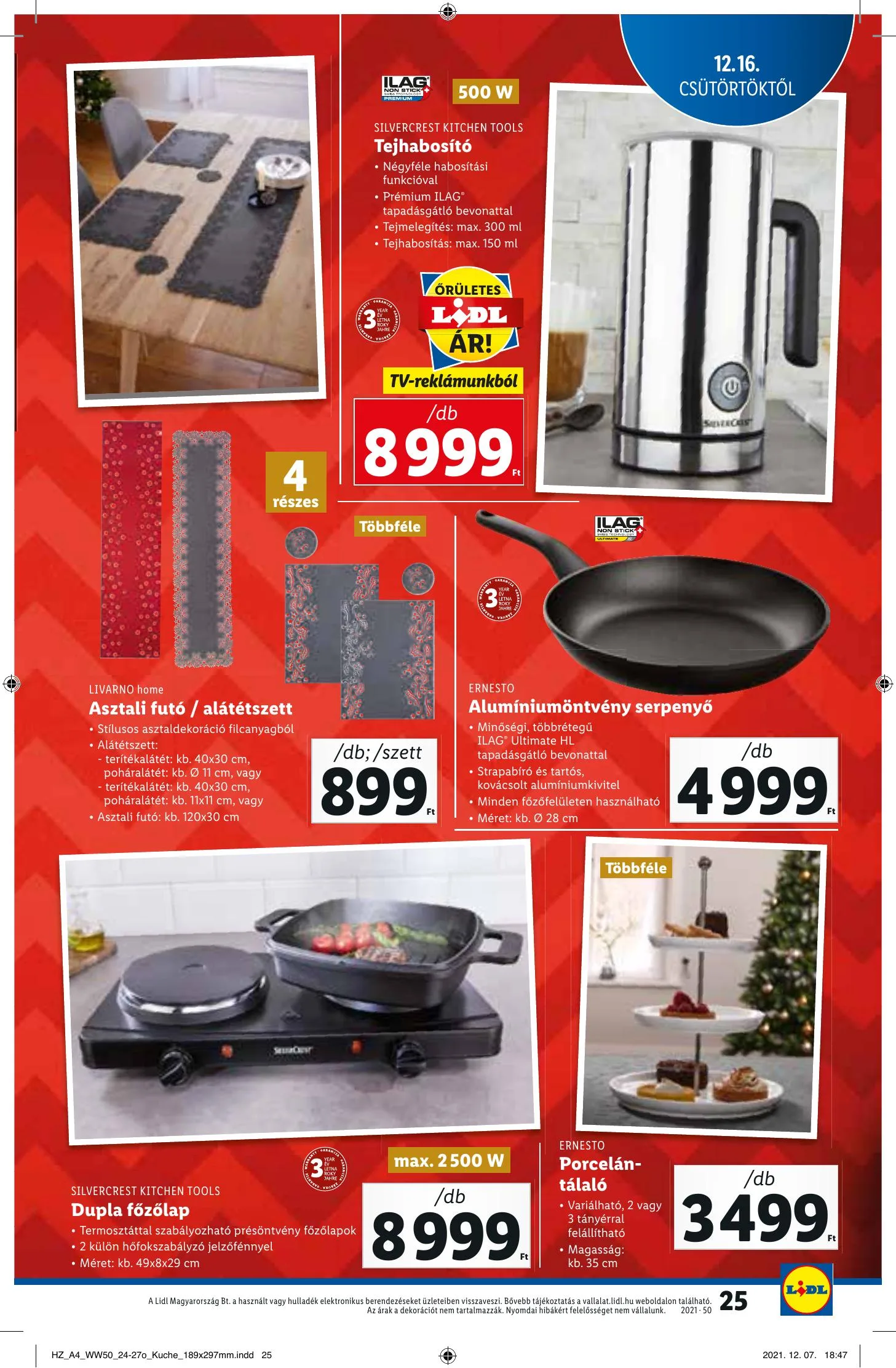 Lidl akciós újság 12.16–12.22 – 25. oldal
