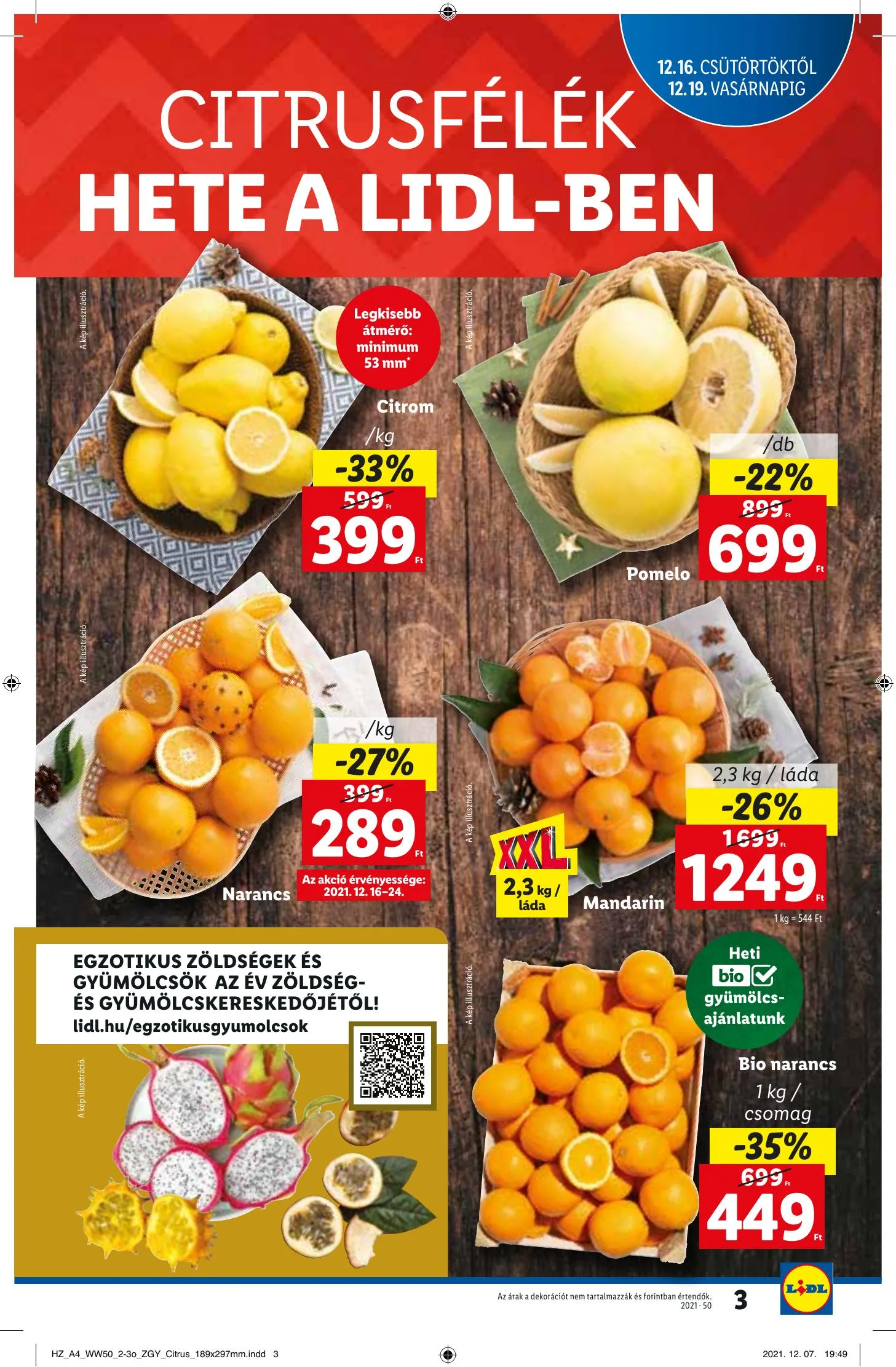 Lidl akciós újság 12.16–12.22 – 3. oldal